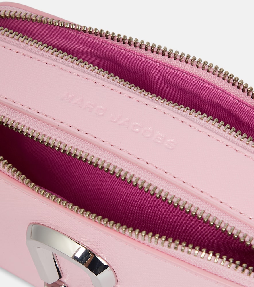 The Snapshot Leather Camera Bag - Pink