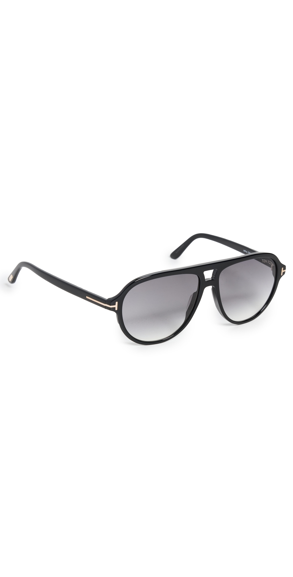 Jeffrey Sunglasses Shiny Black/Gradient Smoke One Size