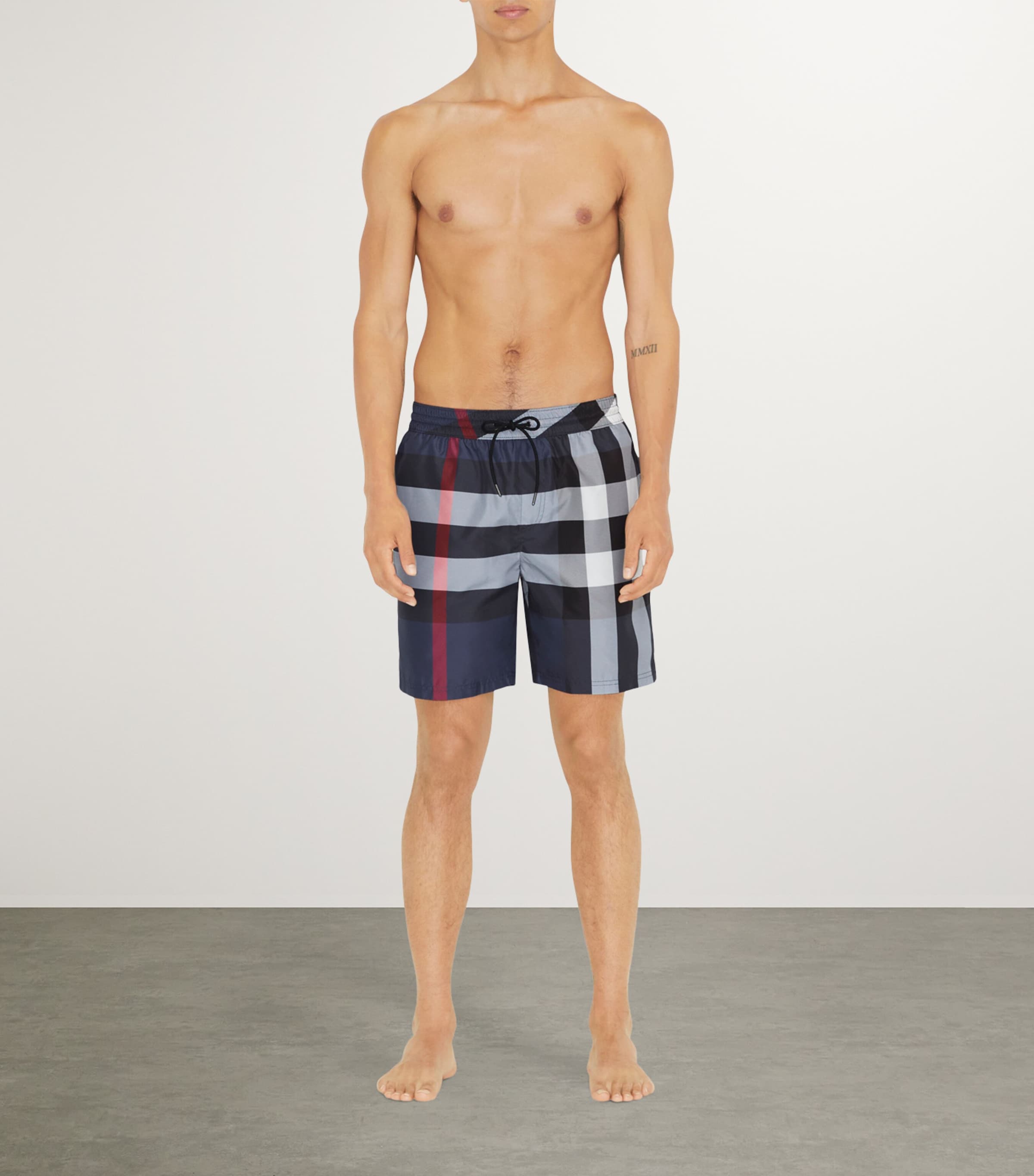 Check Swim Shorts