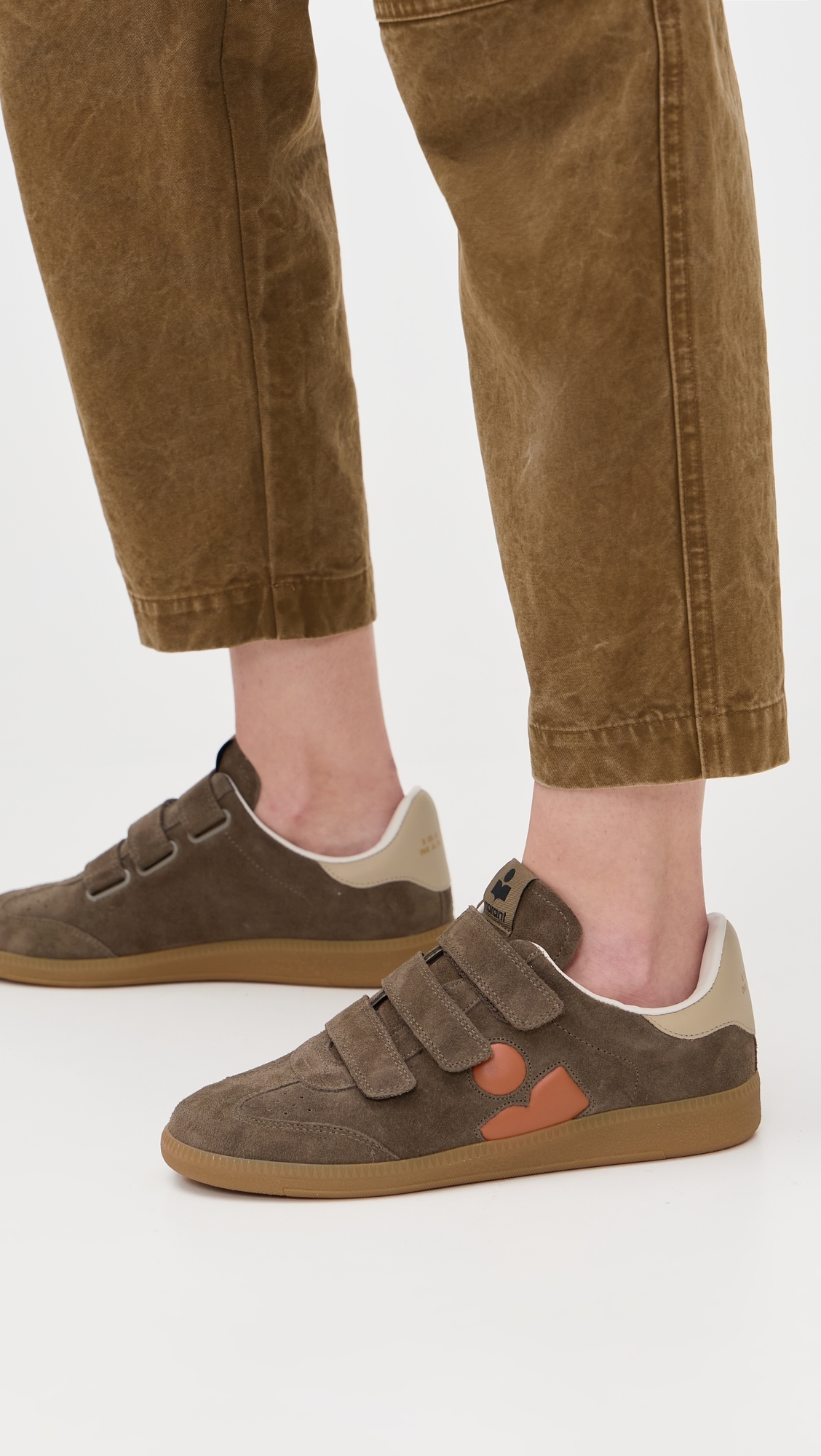 Beth Sneakers Khaki/Orange