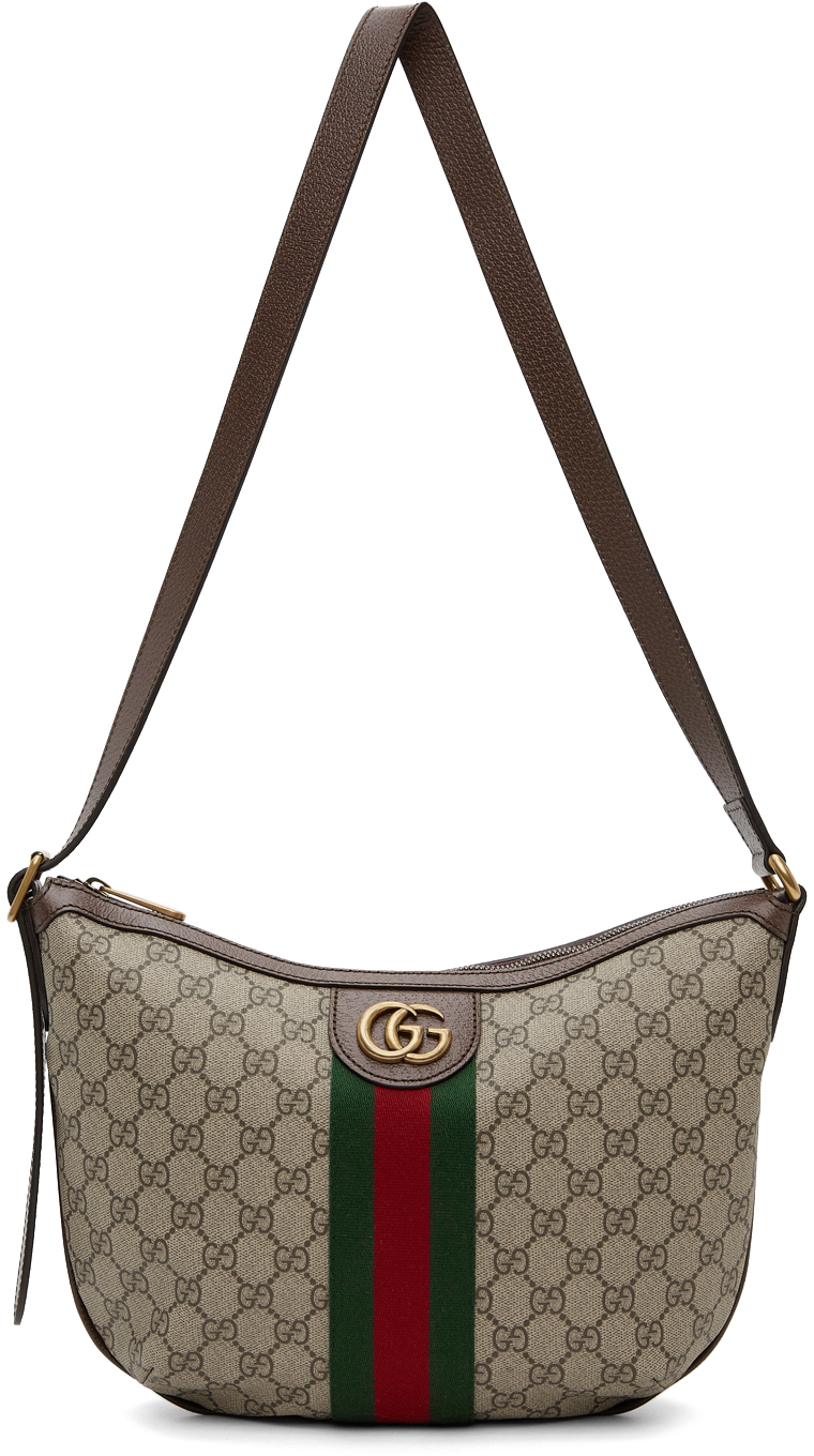 Gucci Beige Small Ophidia GG Shoulder Bag