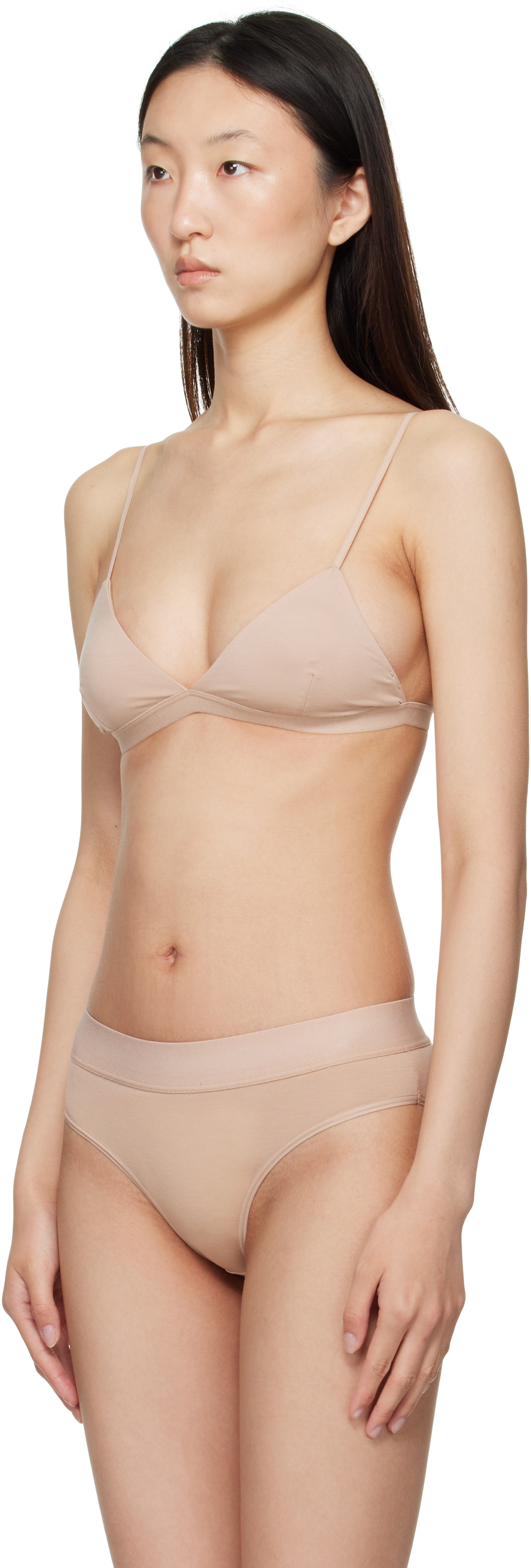 Two-Pack Black & Beige Mississippi Bras