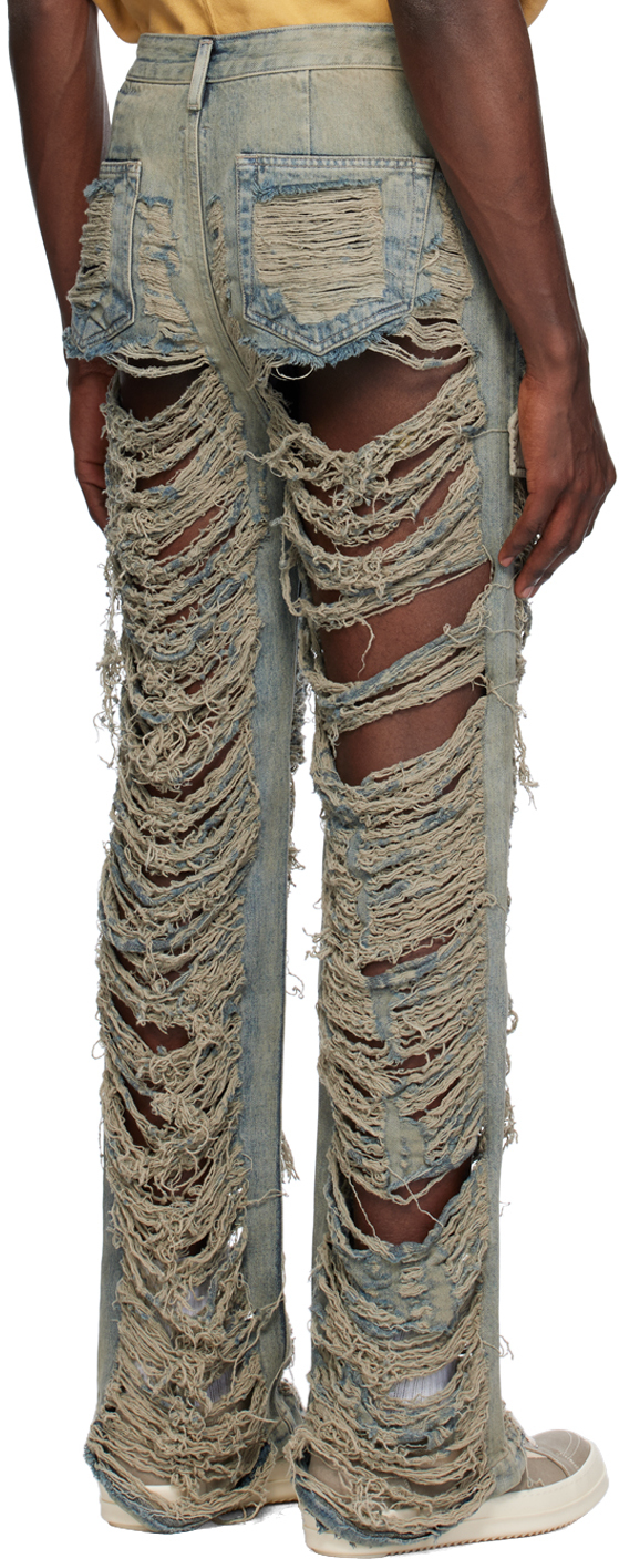 Rick Owens DRKSHDW Blue Geth Jeans