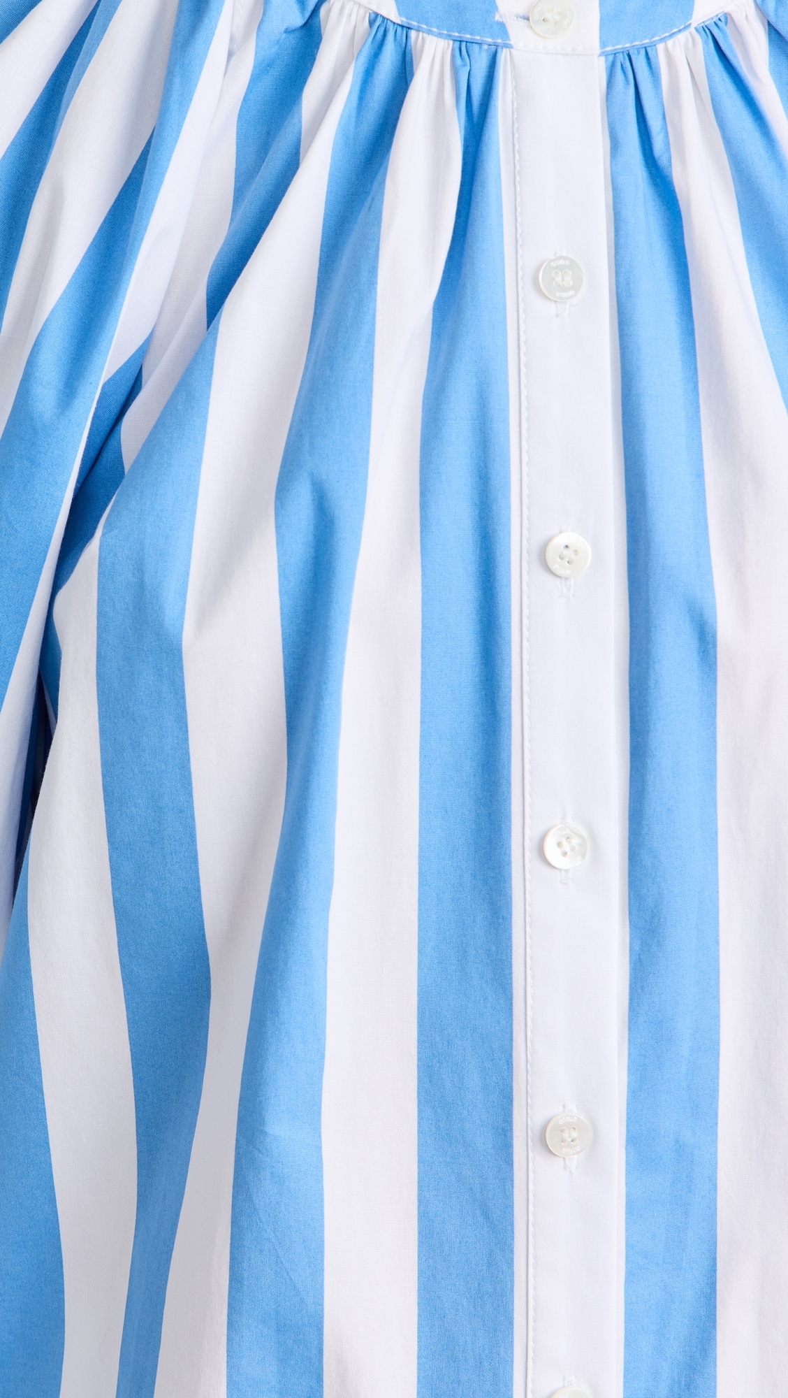 Mini Vincent Dress Blue Seashore Stripe 