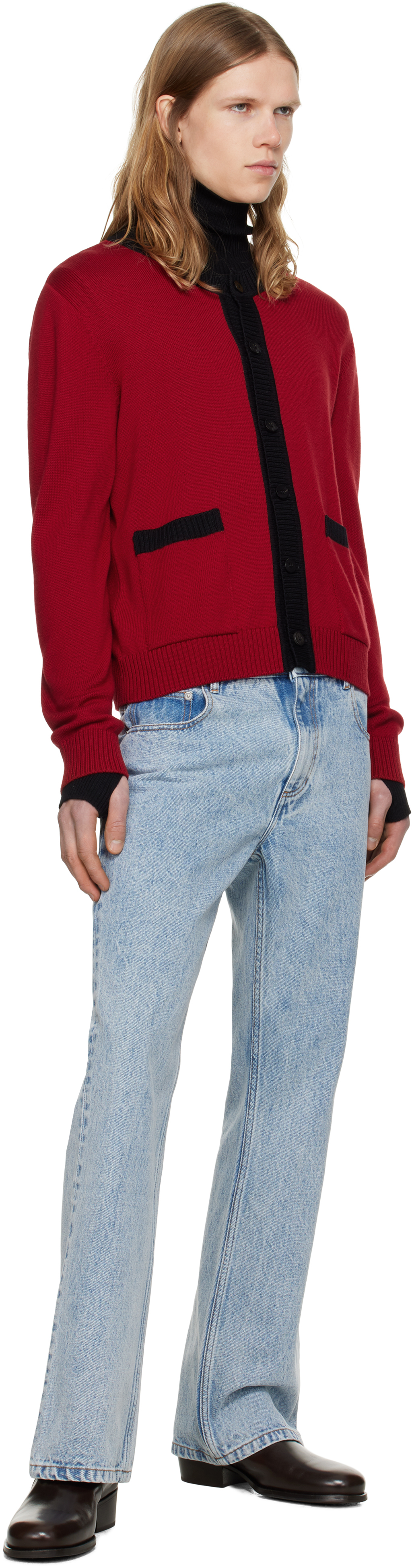 Ernest W. Baker Blue Flare Jeans