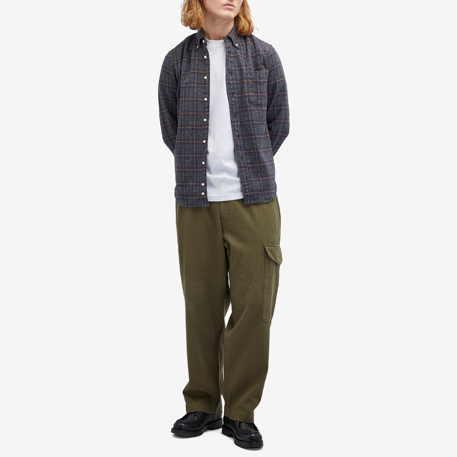 Men's Military Trousers in Olive