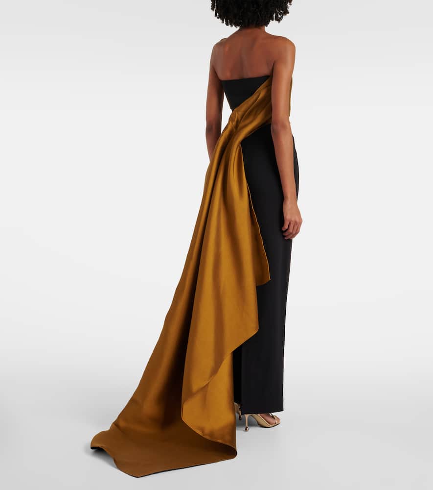 Solace London Kinsley draped gown
