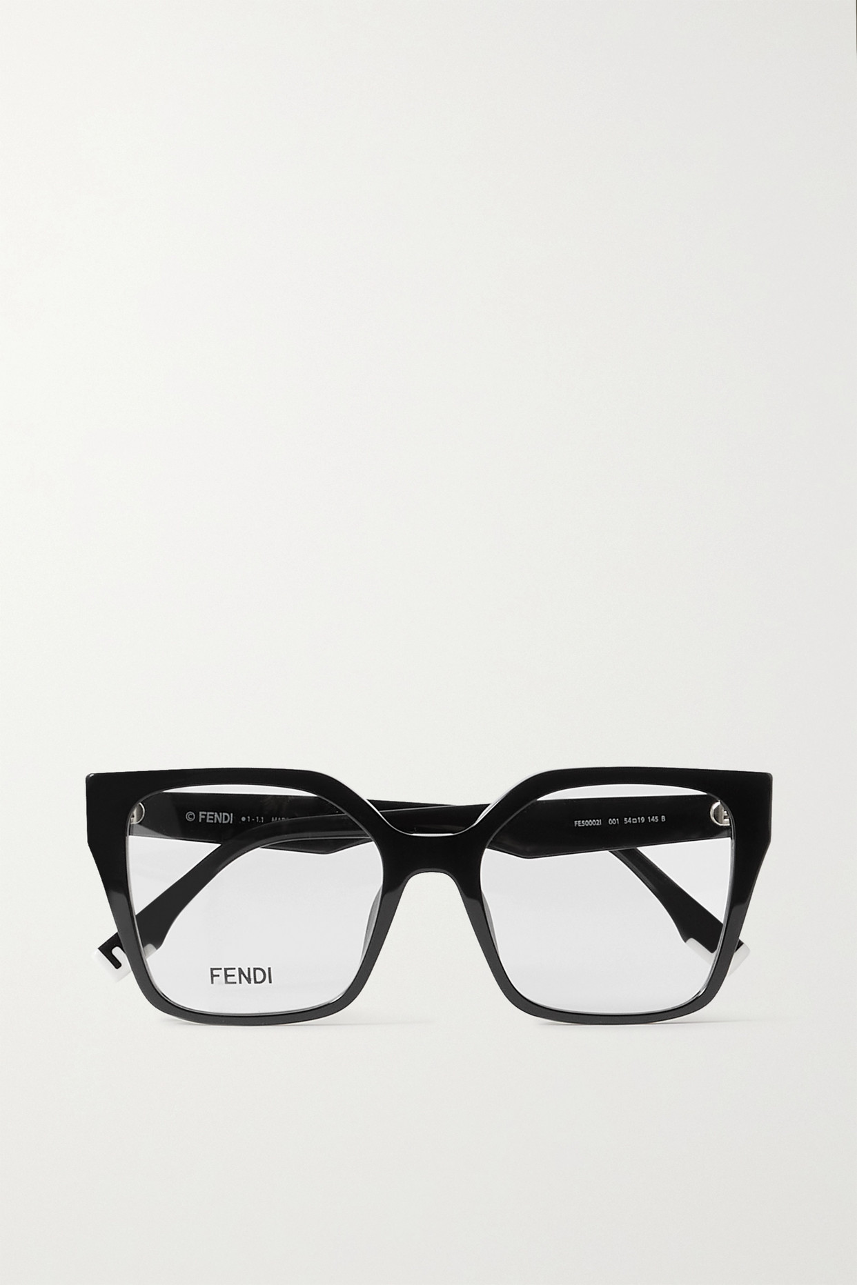 Fendi - Oversized square-frame Acetate Sunglasses - Black - One Size - Net A Porter