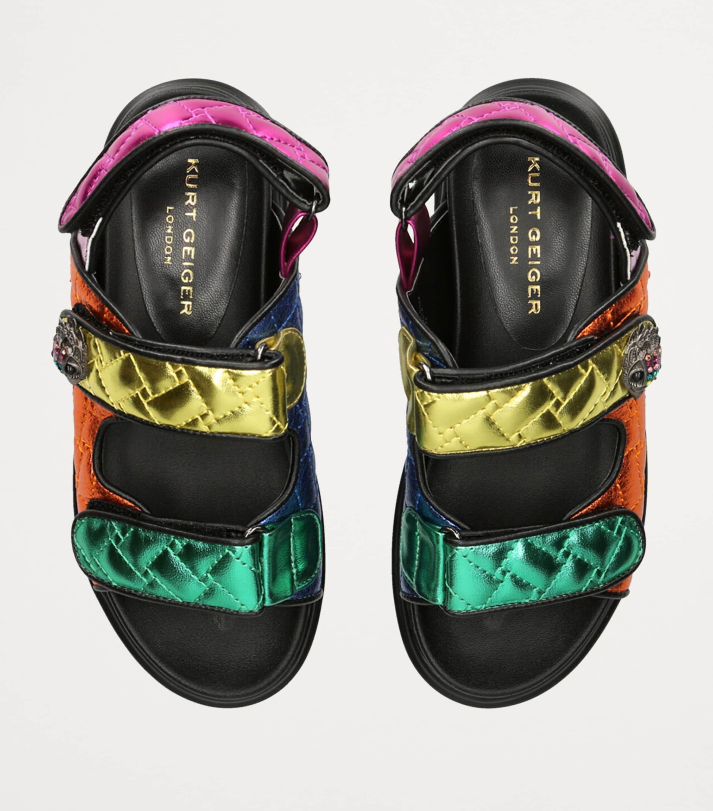 Kurt Geiger London 여성 Leather Mini Orson Sandals 000000000007589102