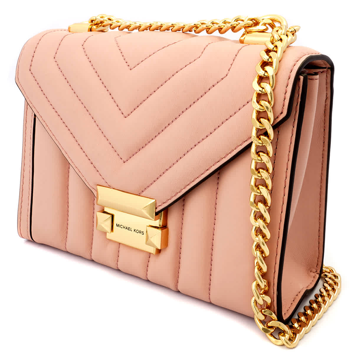 Michael Kors Pink Whitney Quilted Shoulder Bag in Pink