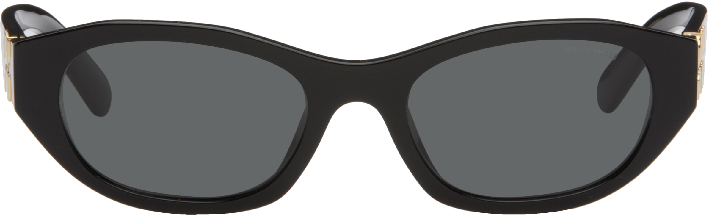 Miu Miu Eyewear Black Miu Glimpse Sunglasses