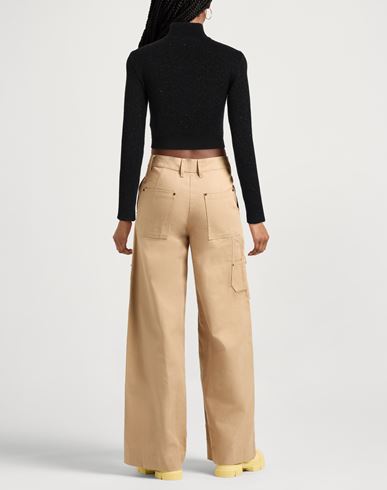 Palm Angels Woman Turtleneck Black Size M Viscose, Synthetic fibers, Wool, Metallic fiber, Cashmere