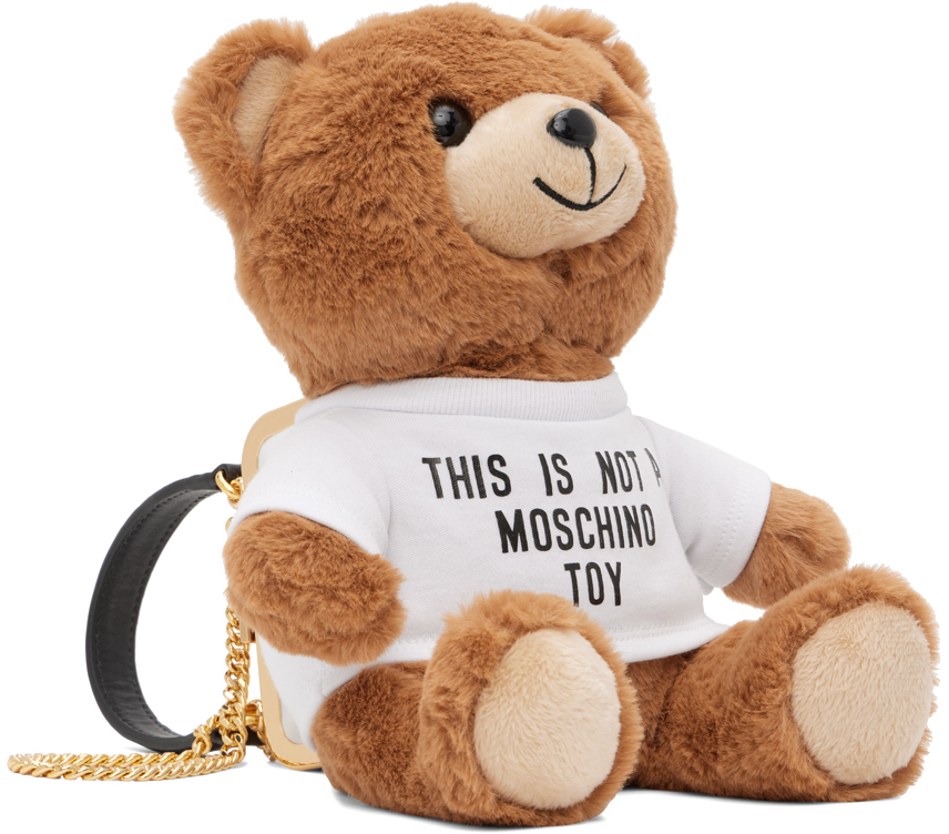 Moschino Brown Teddy Bear Bag Moschino