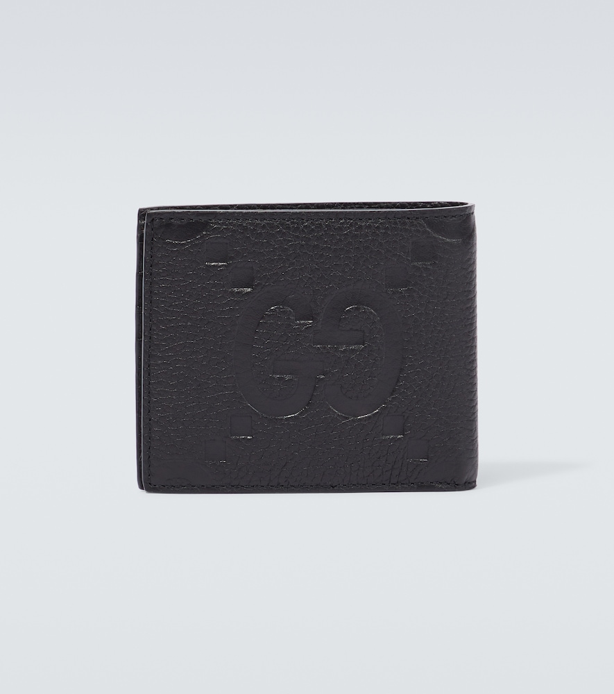 Gucci Men's Jumbo GG Leather Card Case