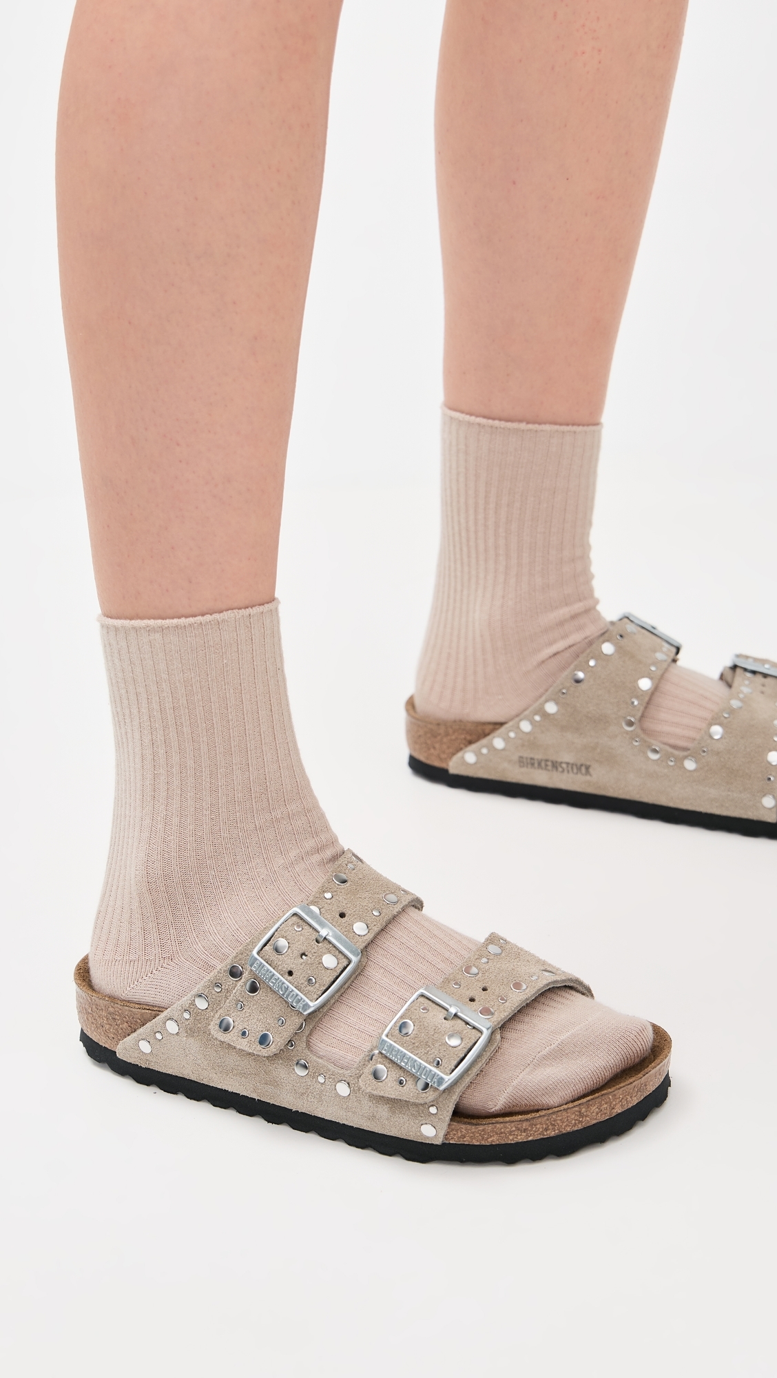 Birkenstock Arizona Rivets Sandals Taupe