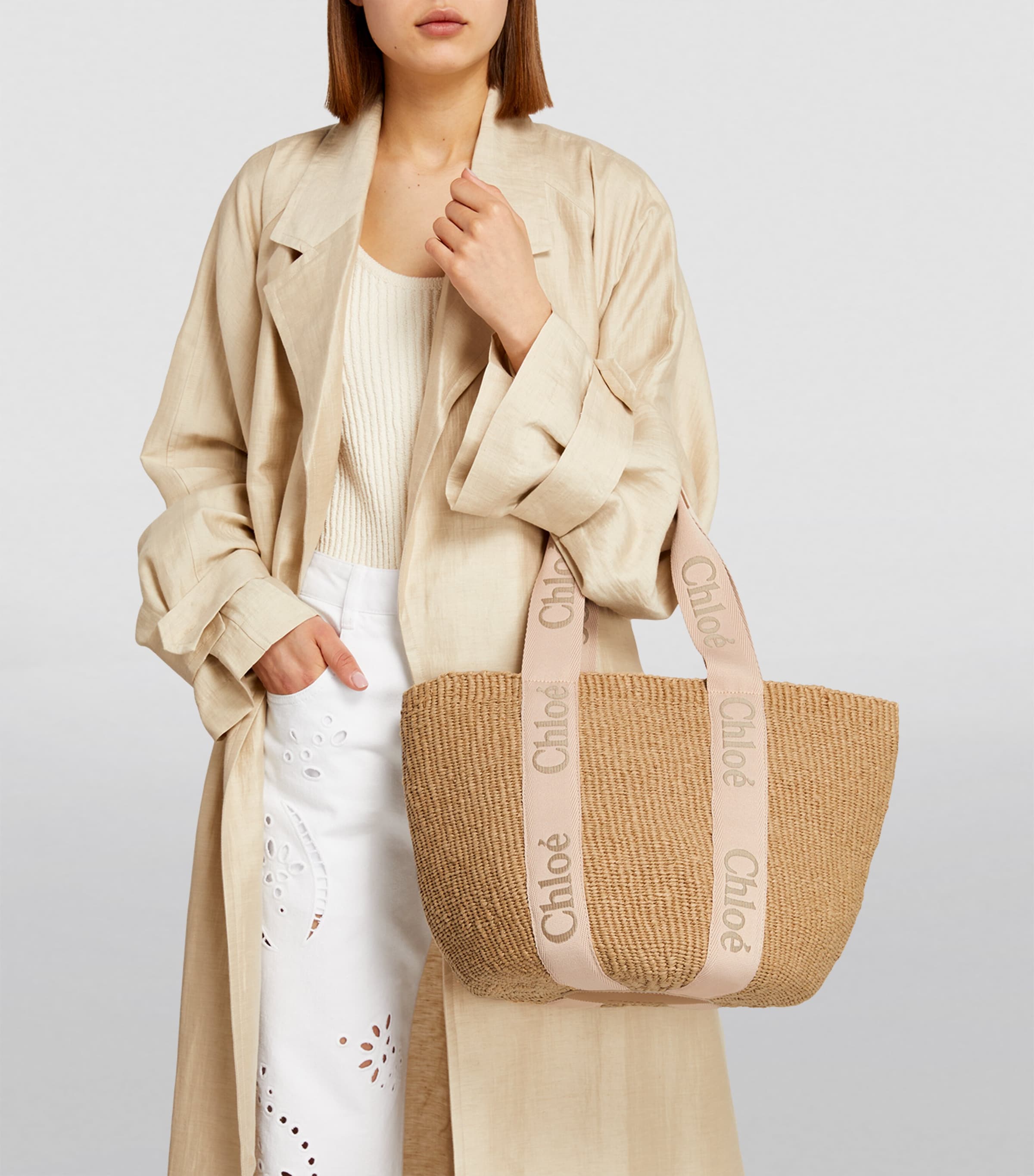 Large Woody Basket Bag