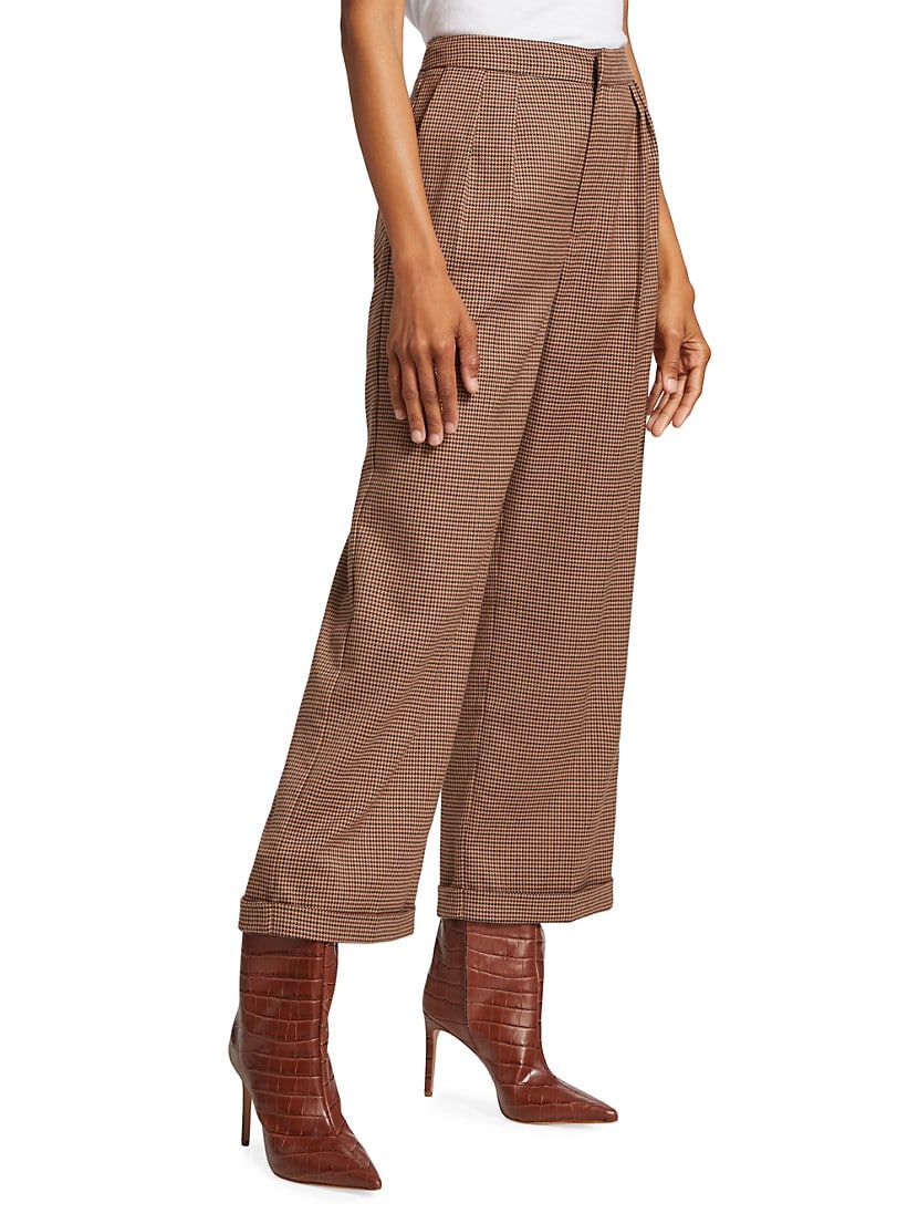 Jia Cropped Wide-Leg Trousers
