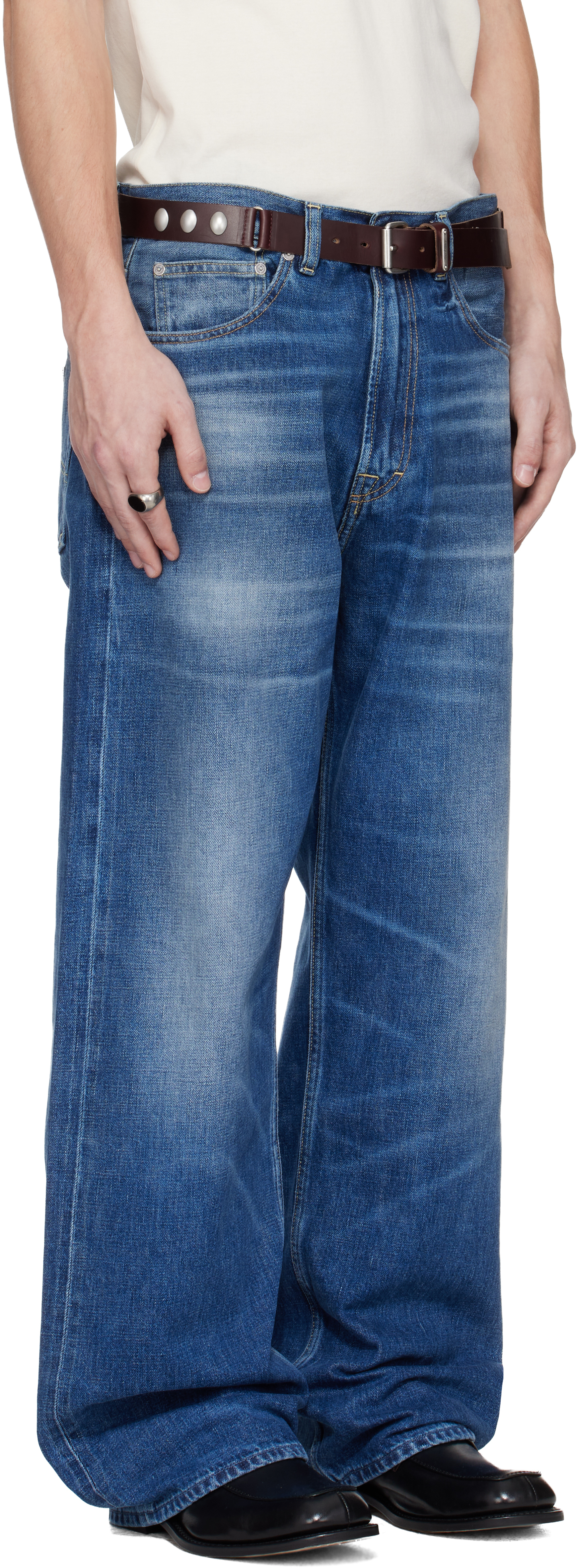 OUR LEGACY WORK SHOP Emporio Armani Blue Terzo Cut Jeans