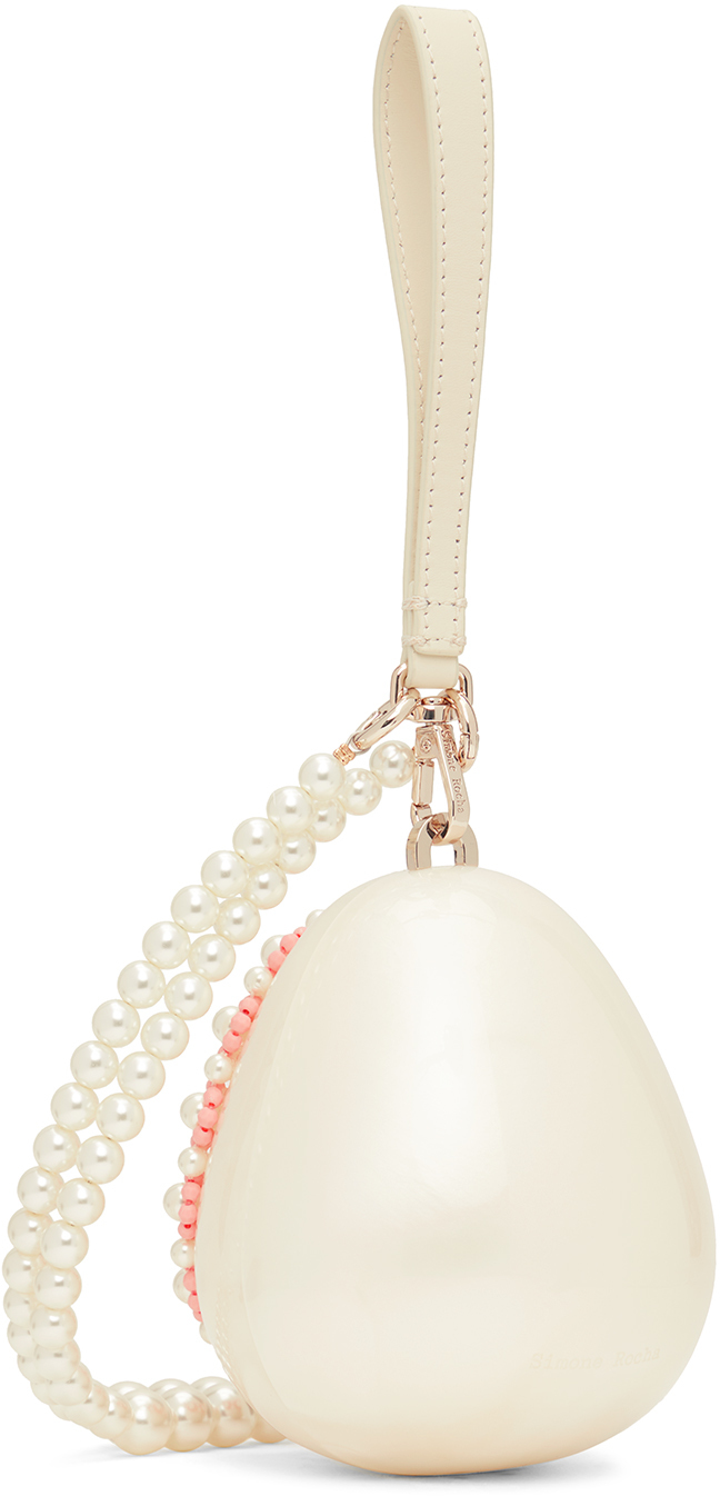 Simone Rocha Micro Egg Perspex Shoulder Bag - White