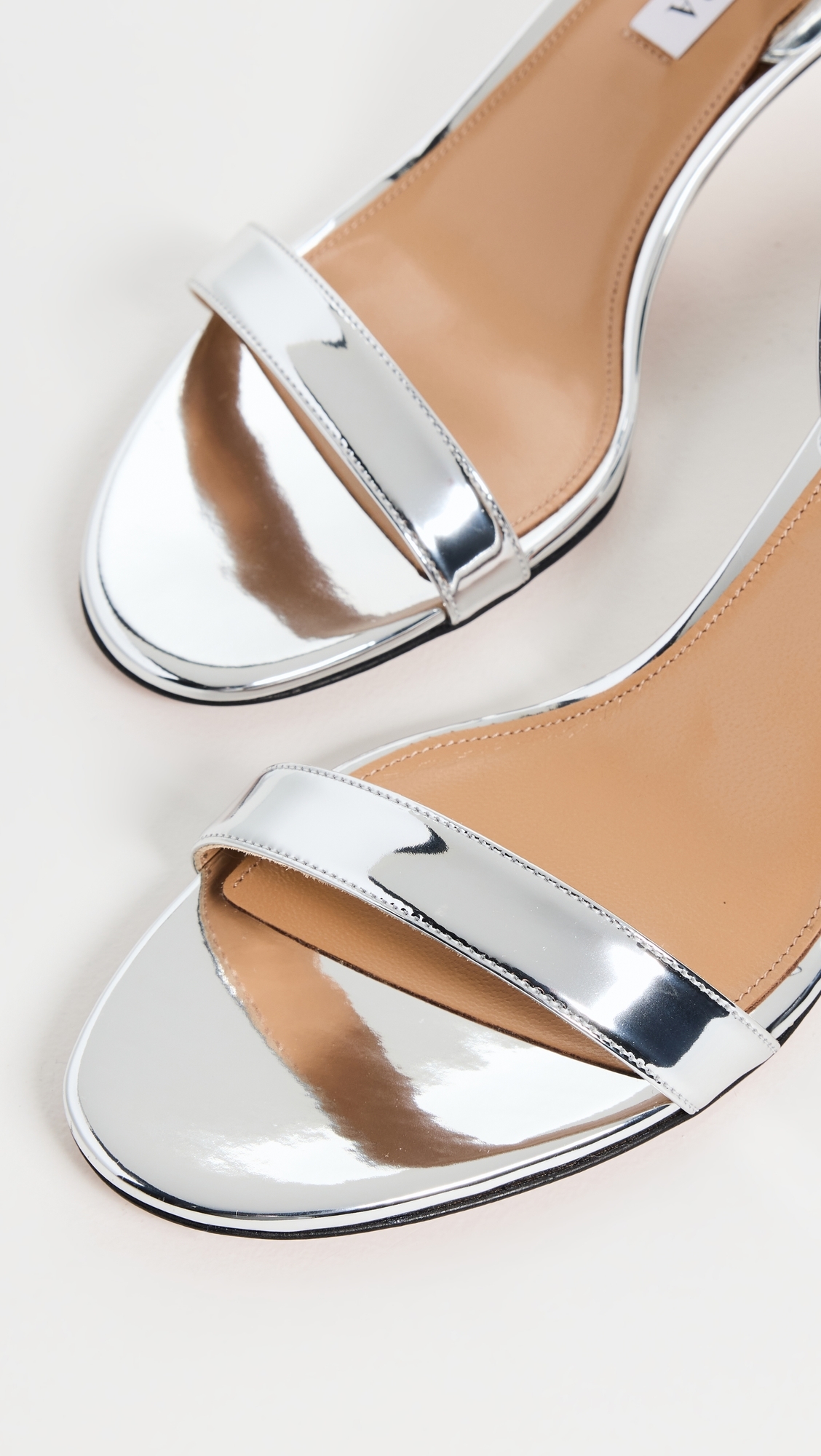 So Nude Sandals 50mm Silver