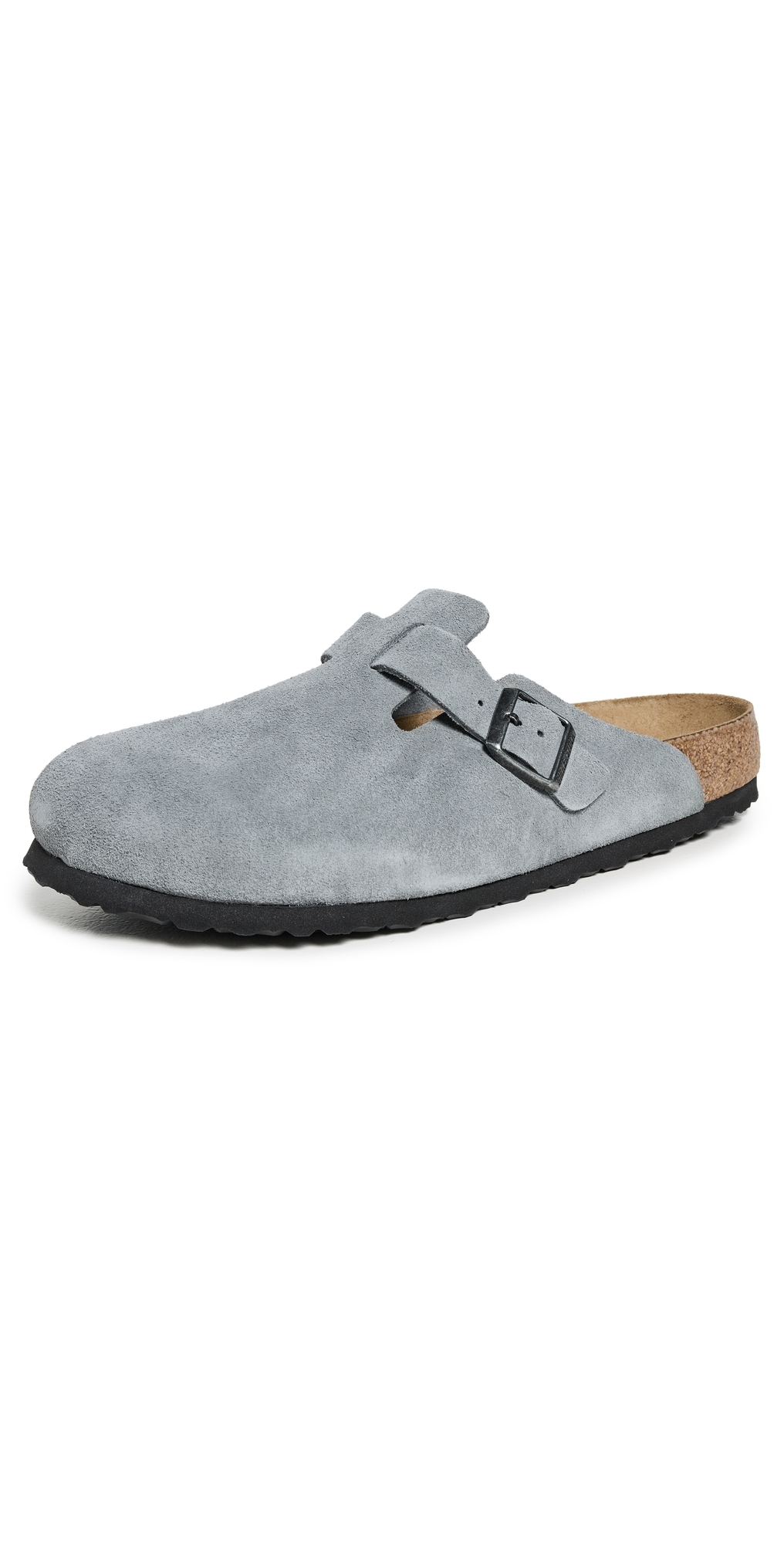 Birkenstock Boston Soft Footbed Clogs Basalt Grey