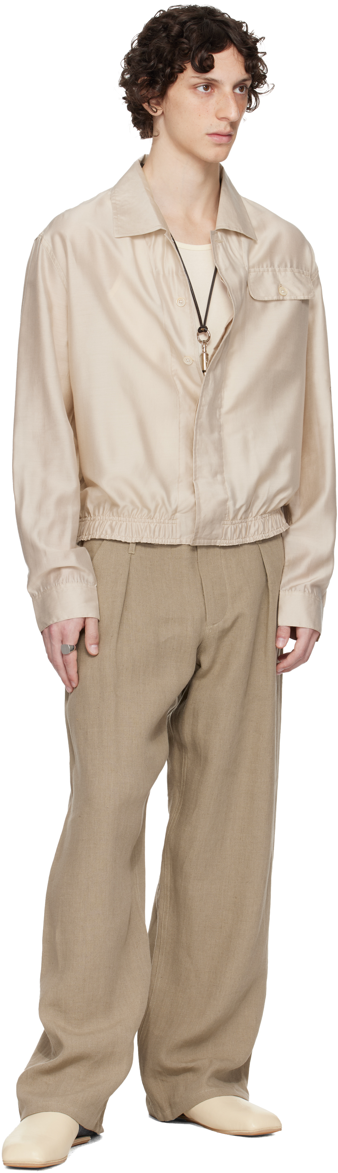 OUR LEGACY WORK SHOP Emporio Armani Beige Libero Shirt