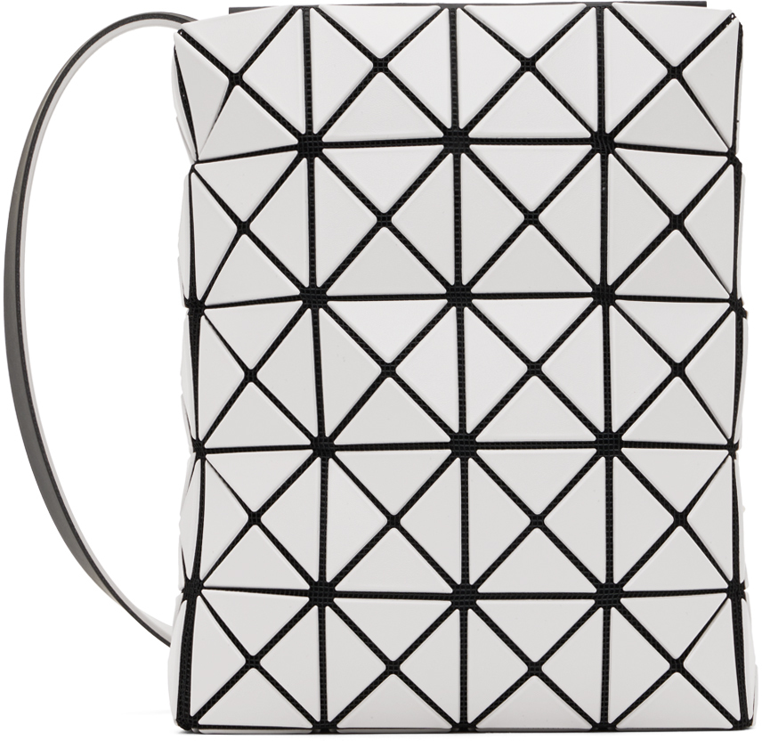 Bao Bao Issey Miyake White and Black Sling Messenger Bag Bao Bao