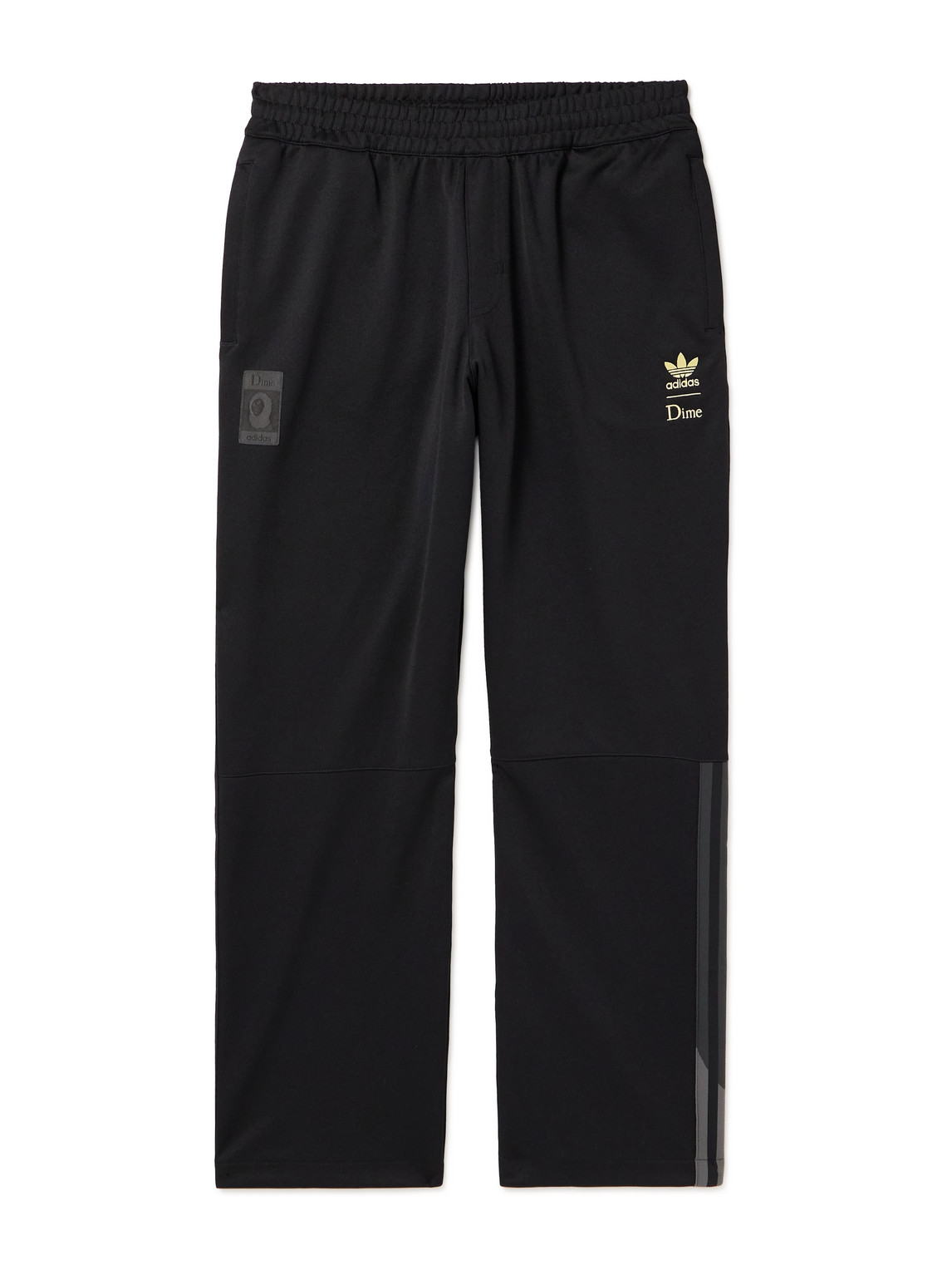 Adidas DIME Superfire Logo-Emroidered Recycled-Jersey Track Pants - Men -  Black - L
