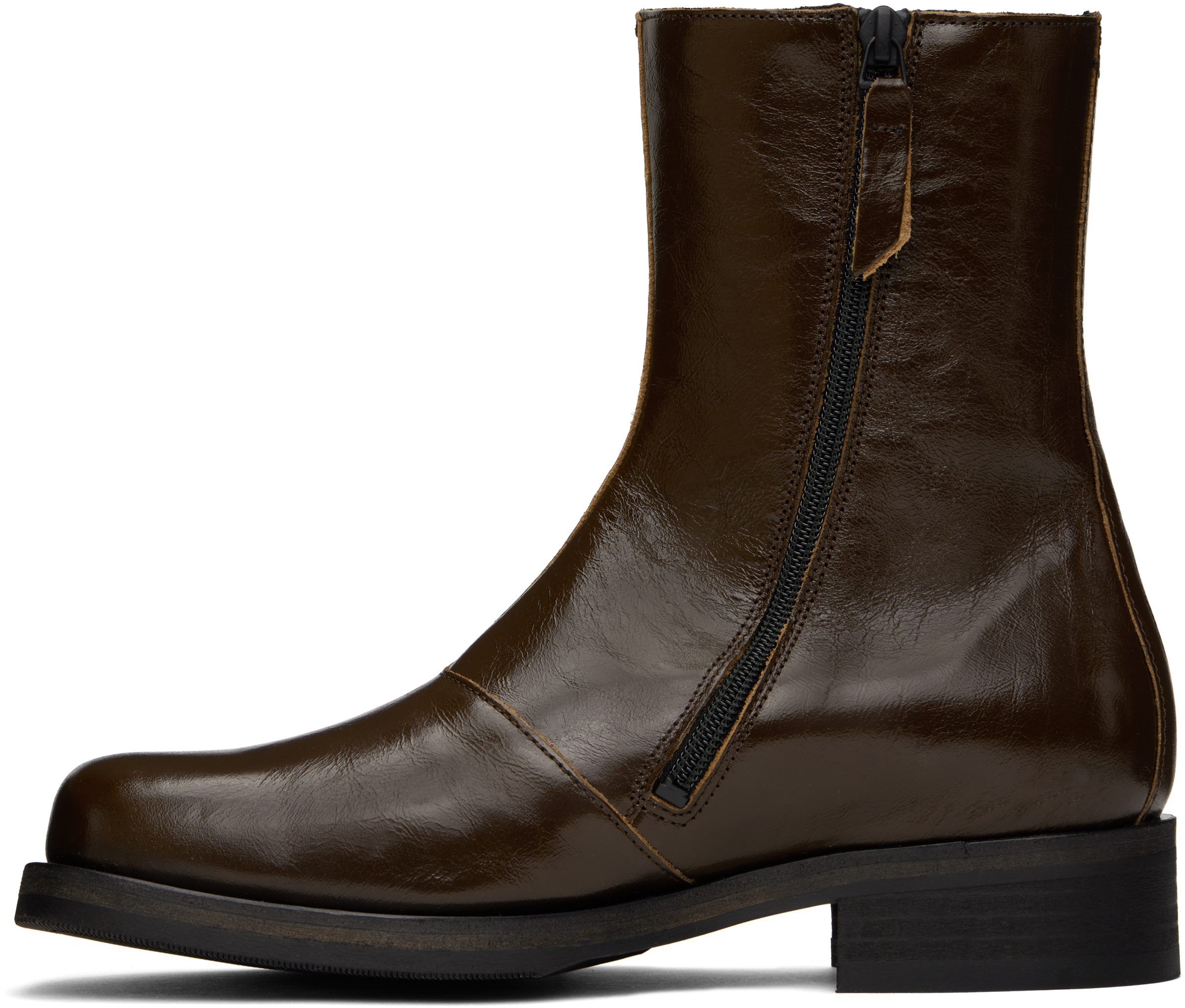 OUR LEGACY Brown Camion Boots