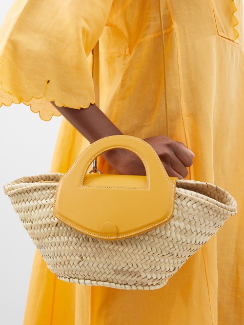 New Hereu Cabas straw woven bag