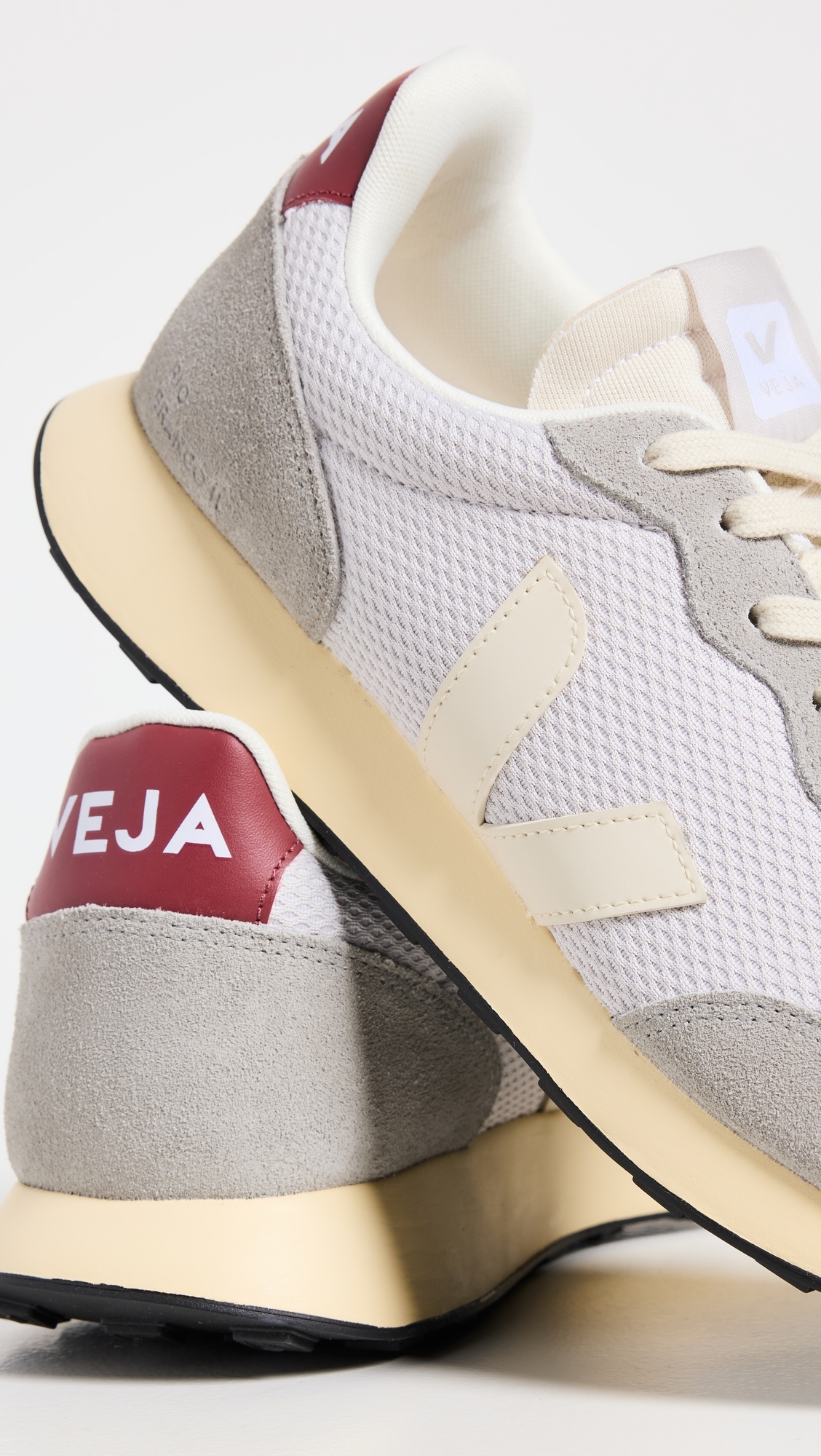 Rio Branco II Alveomesh Sneakers Light Grey/Pierre/Marsala
