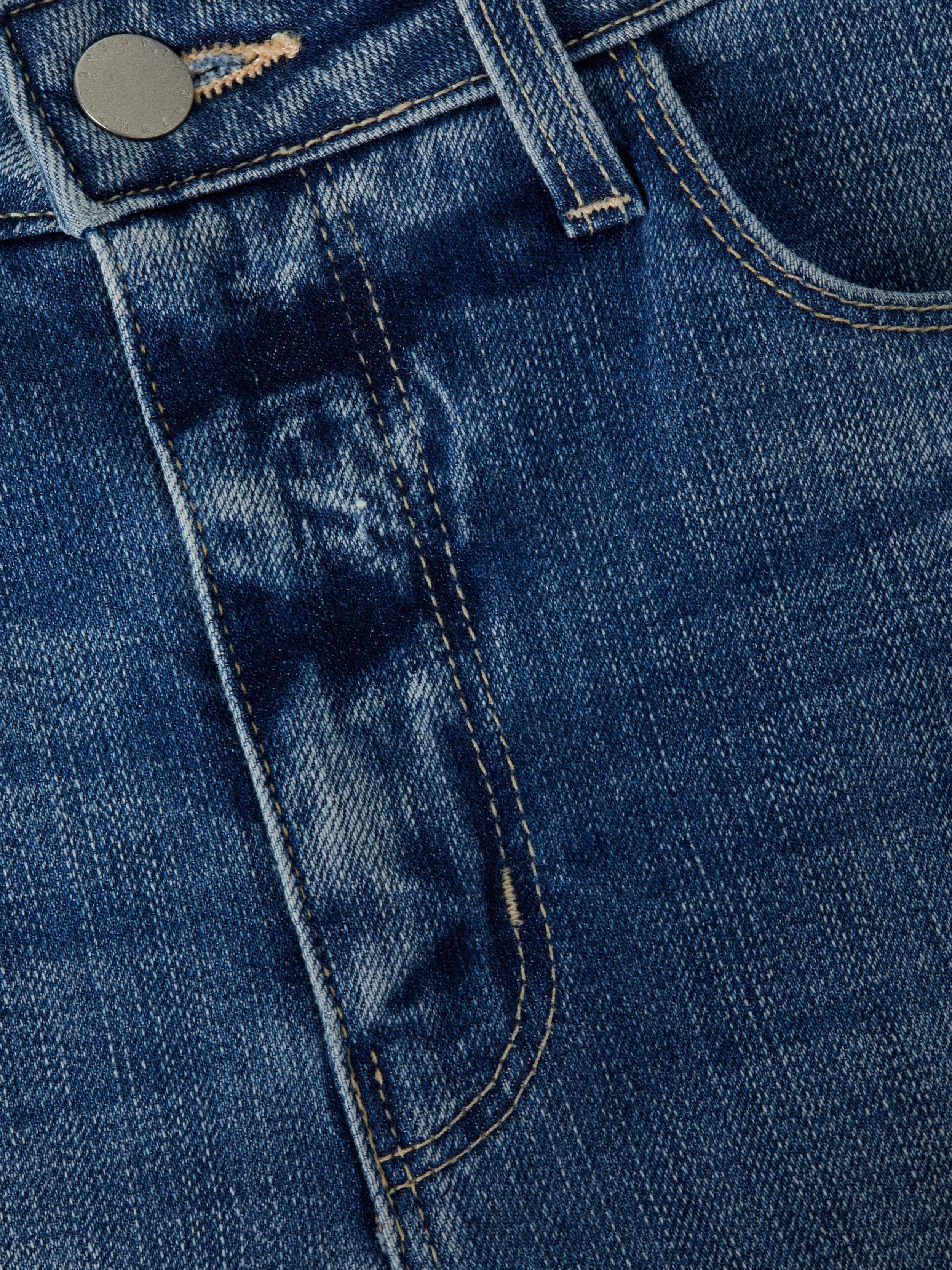 June Cropped Stovepipe Jean In Huxley