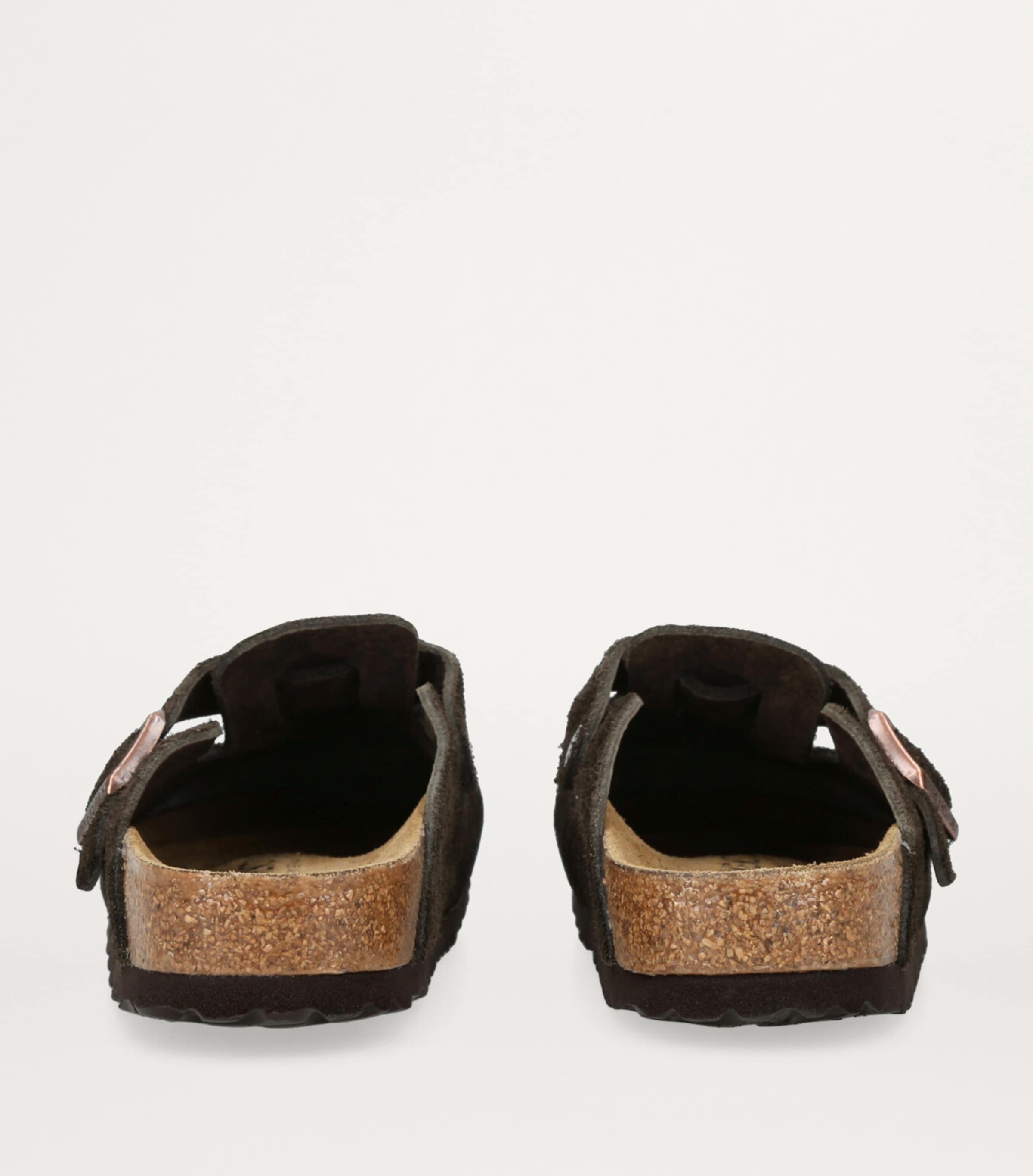 Suede Boston Clogs