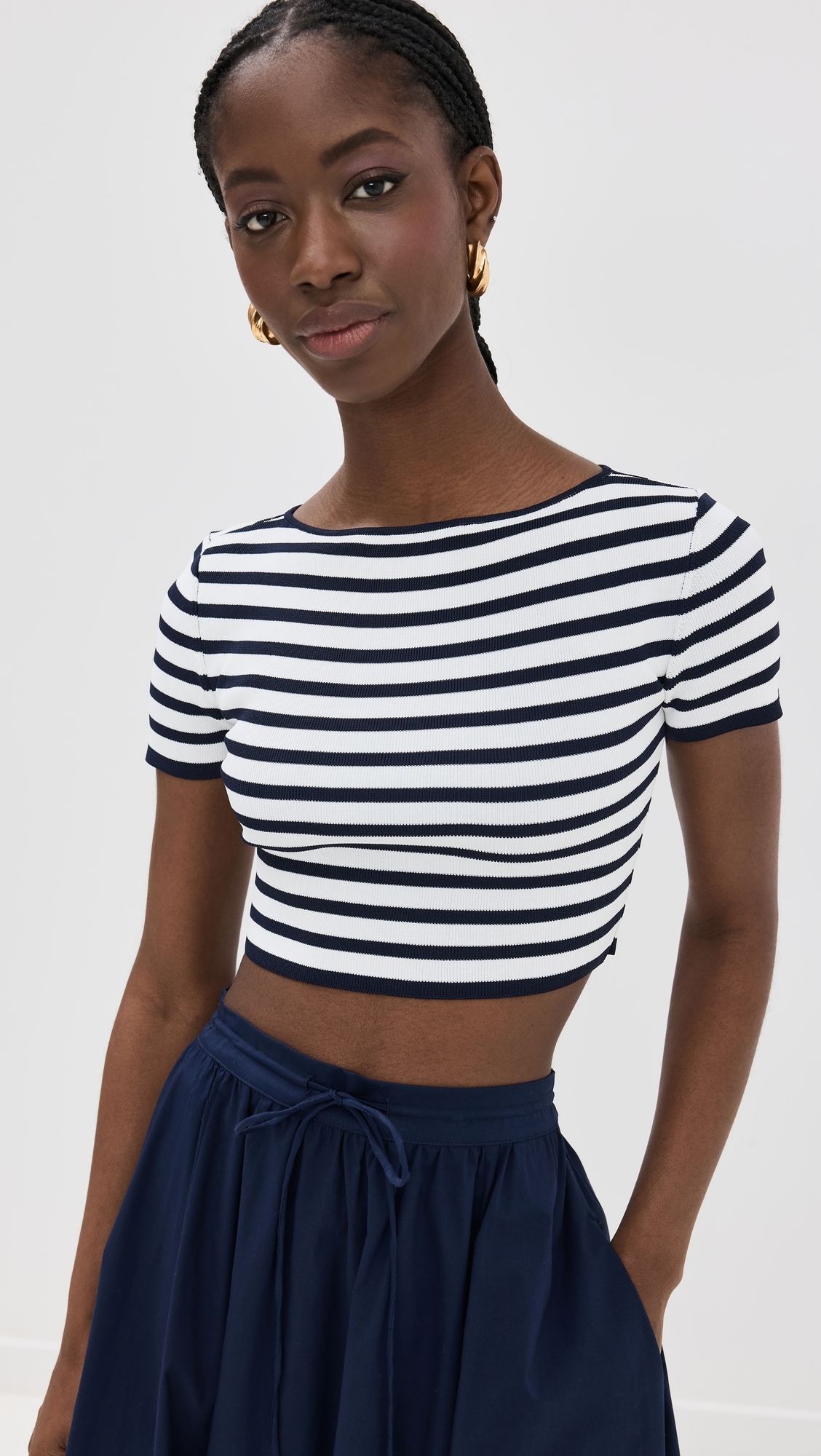 Guard Top Navy/White