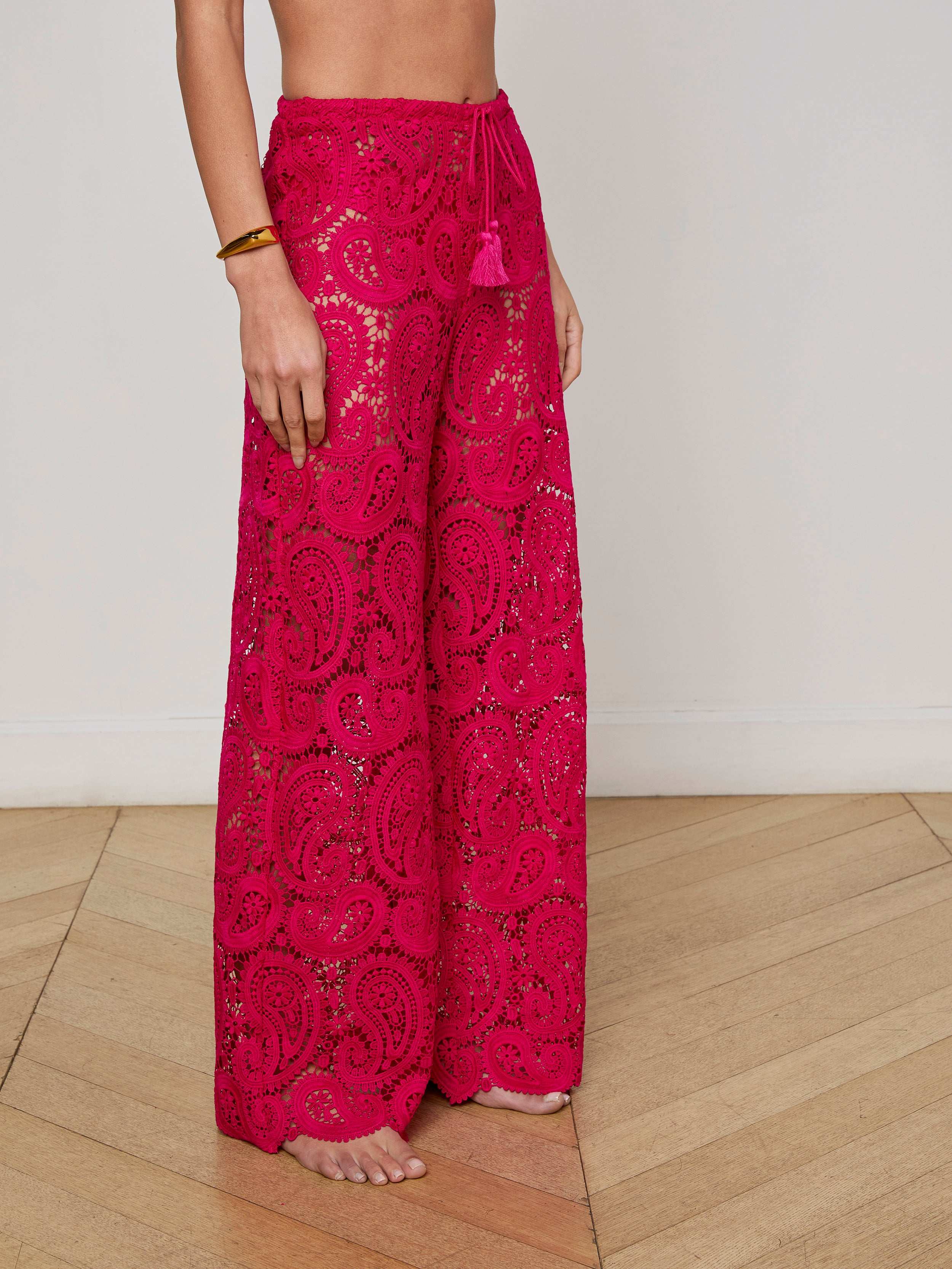 Geraldine Cover-Up Pants In Fuschia