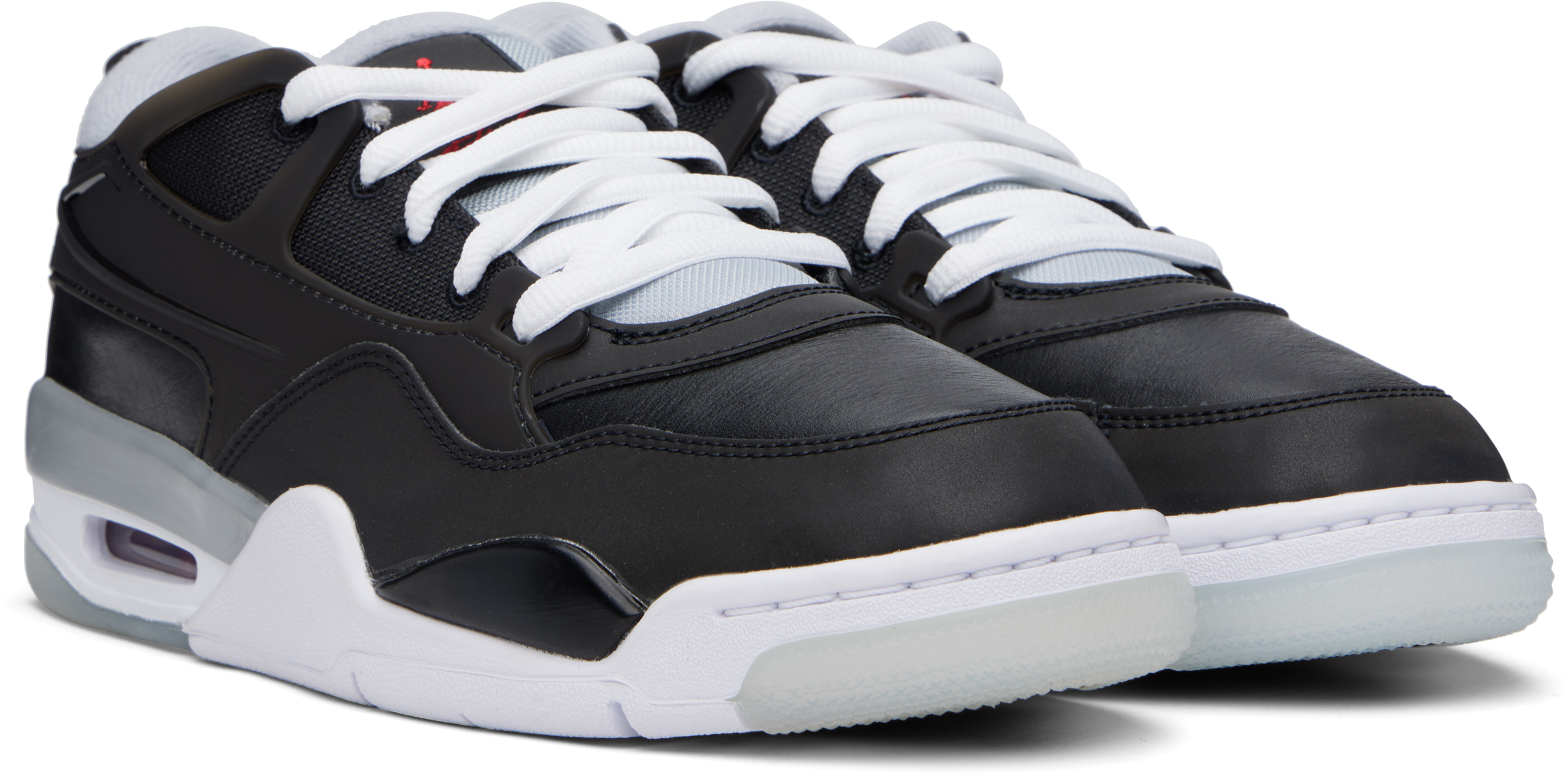 Nike Jordan 남성 블랙 & 그레이 에어 조던 4 RM 스니커즈 251445M237039