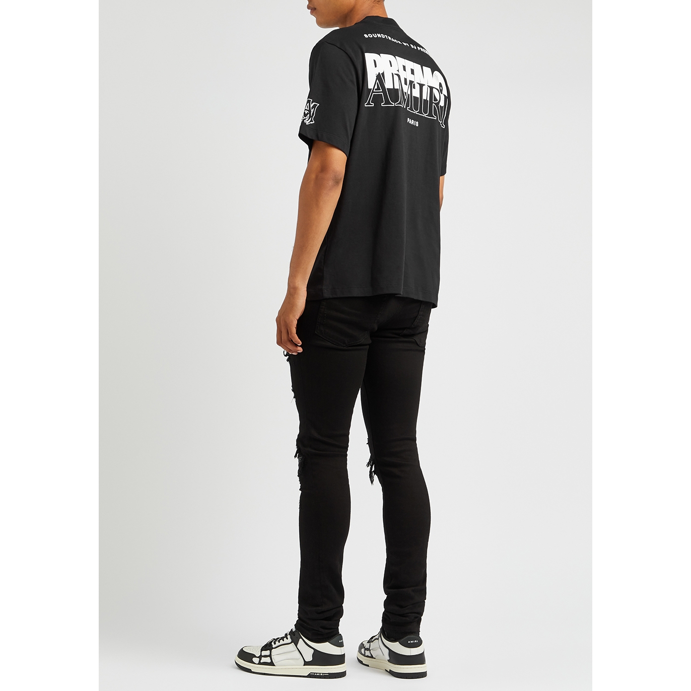 Amiri | Preemo Printed Cotton T-shirt - Black - S