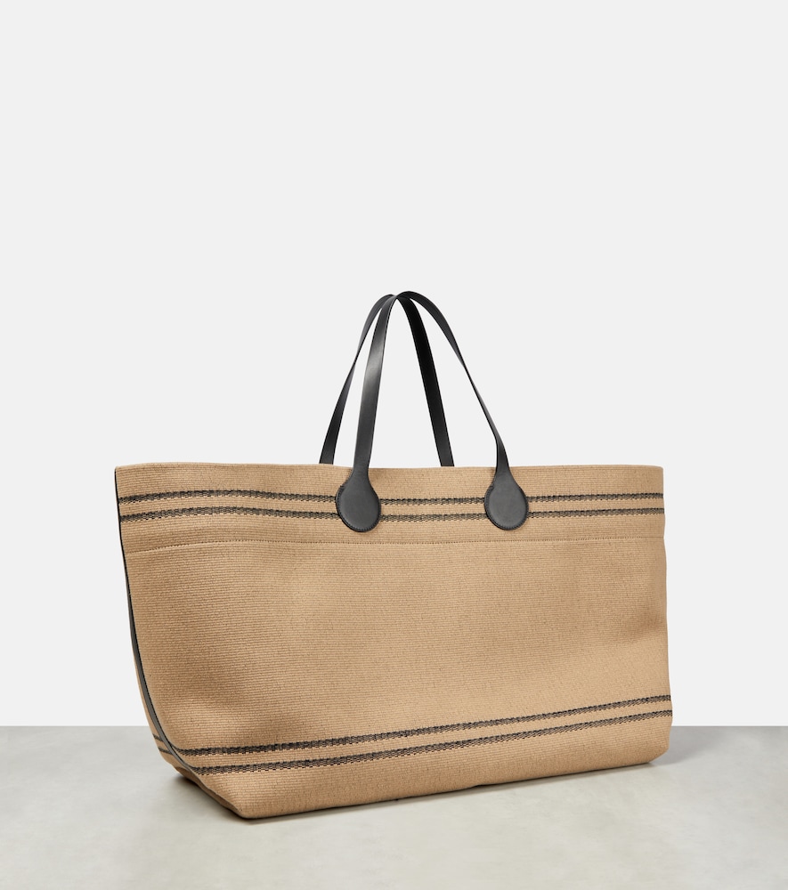 Loro Piana Tasman XL Canvas Tote Bag