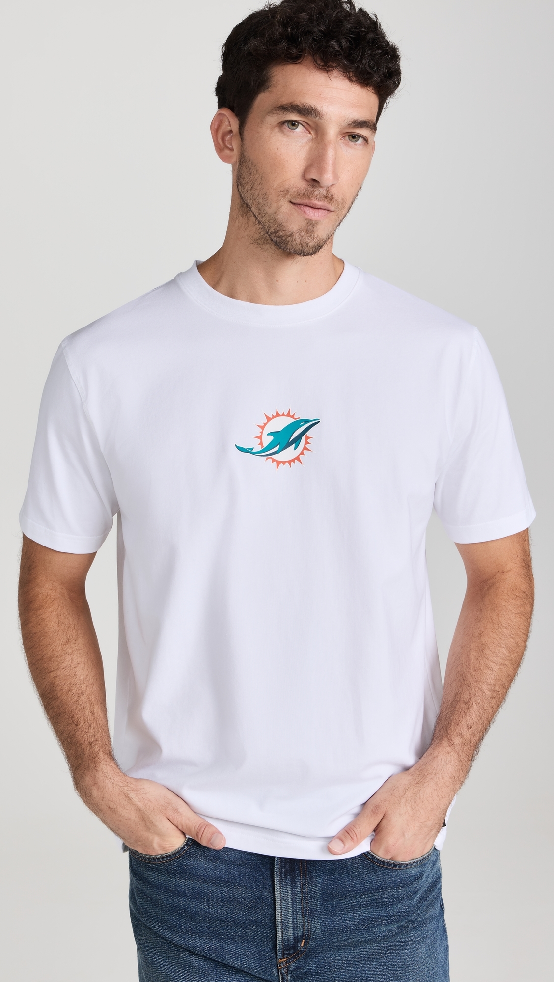 Dolphins Tee White