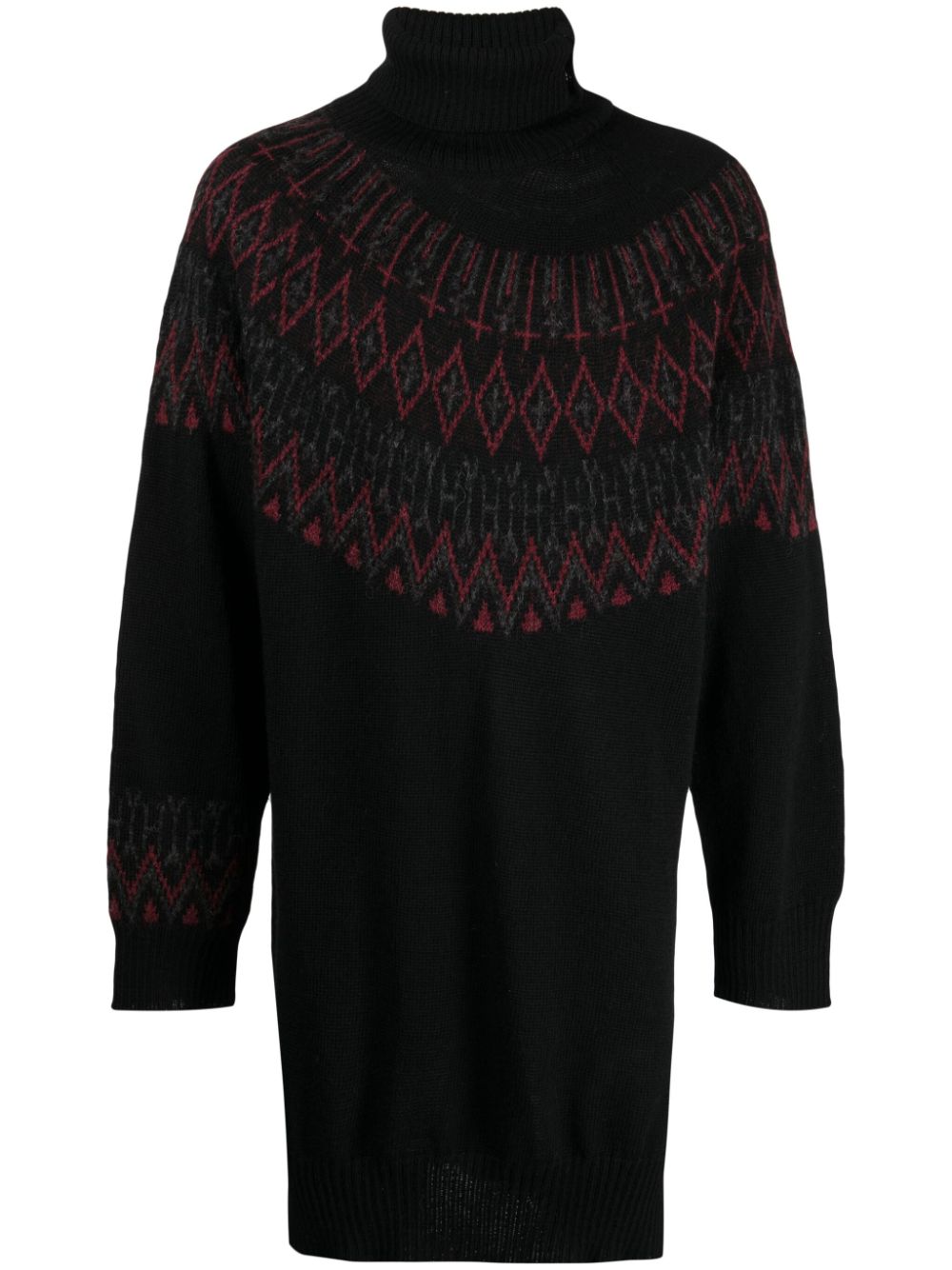 Y-3 fair-isle intarsia-knit jumper - Black - Realry: Your Fashion Search  Engine