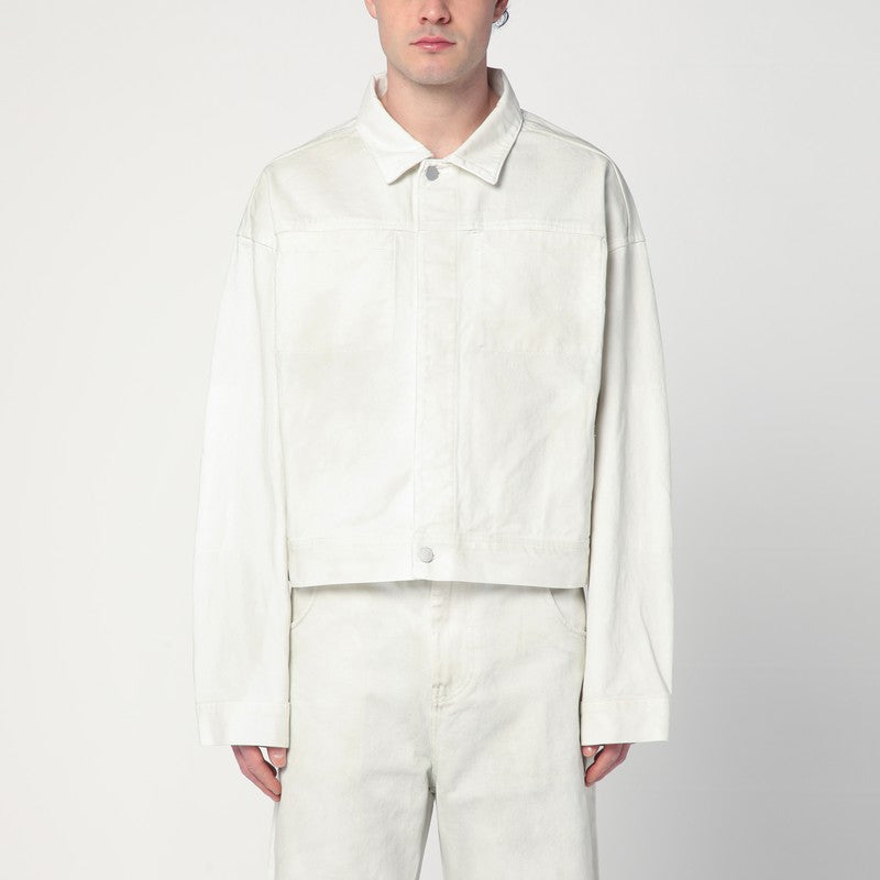 Ivory Denim Jacket
