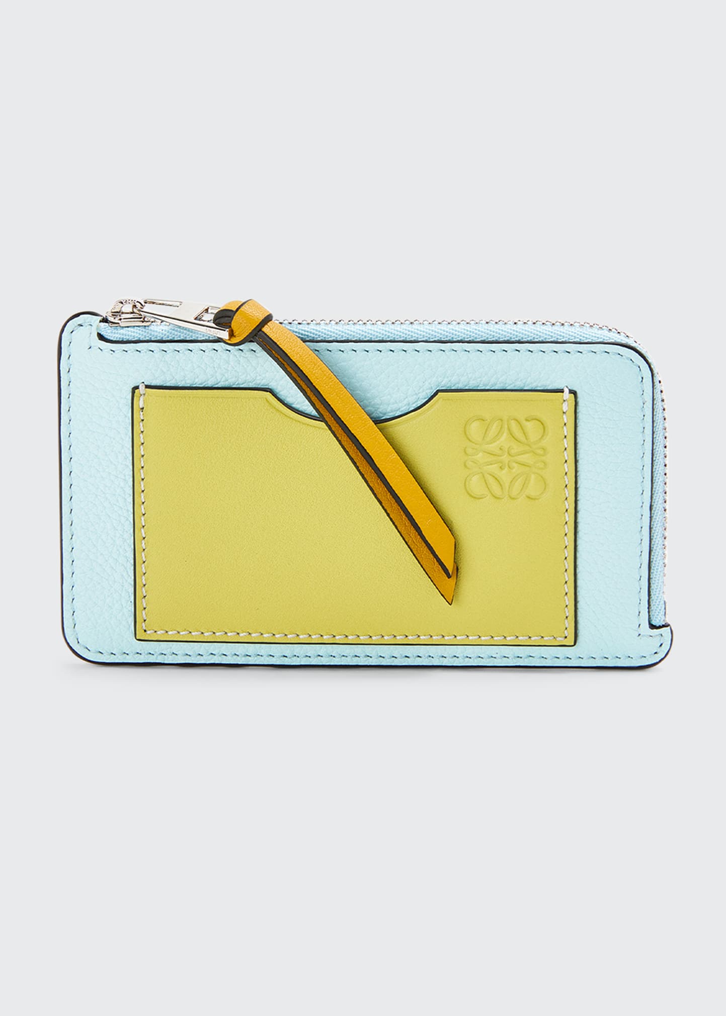 Loewe Anagram Bicolor Leather Card Holder