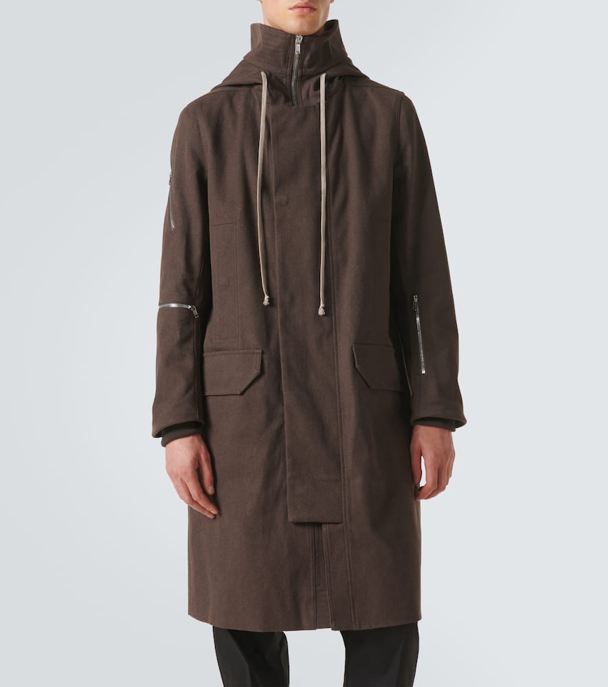 Oversized cotton coat
