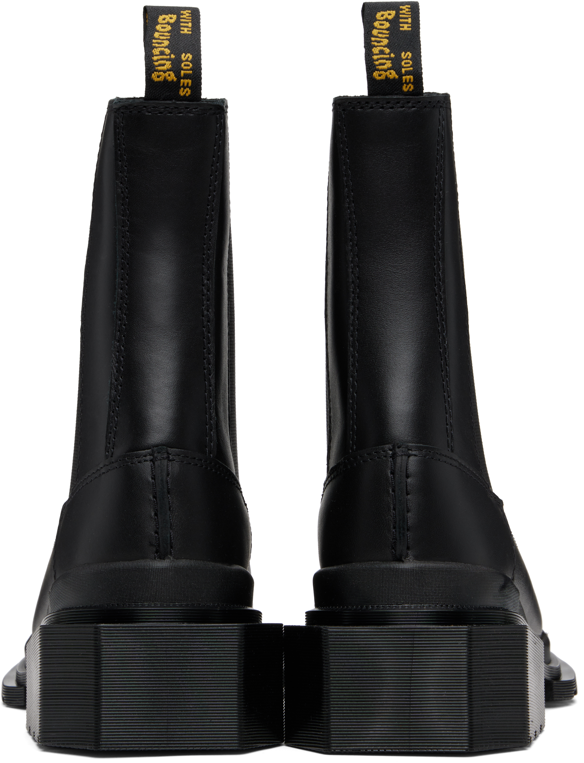 Black Maybole Square Toe Chelsea Boots