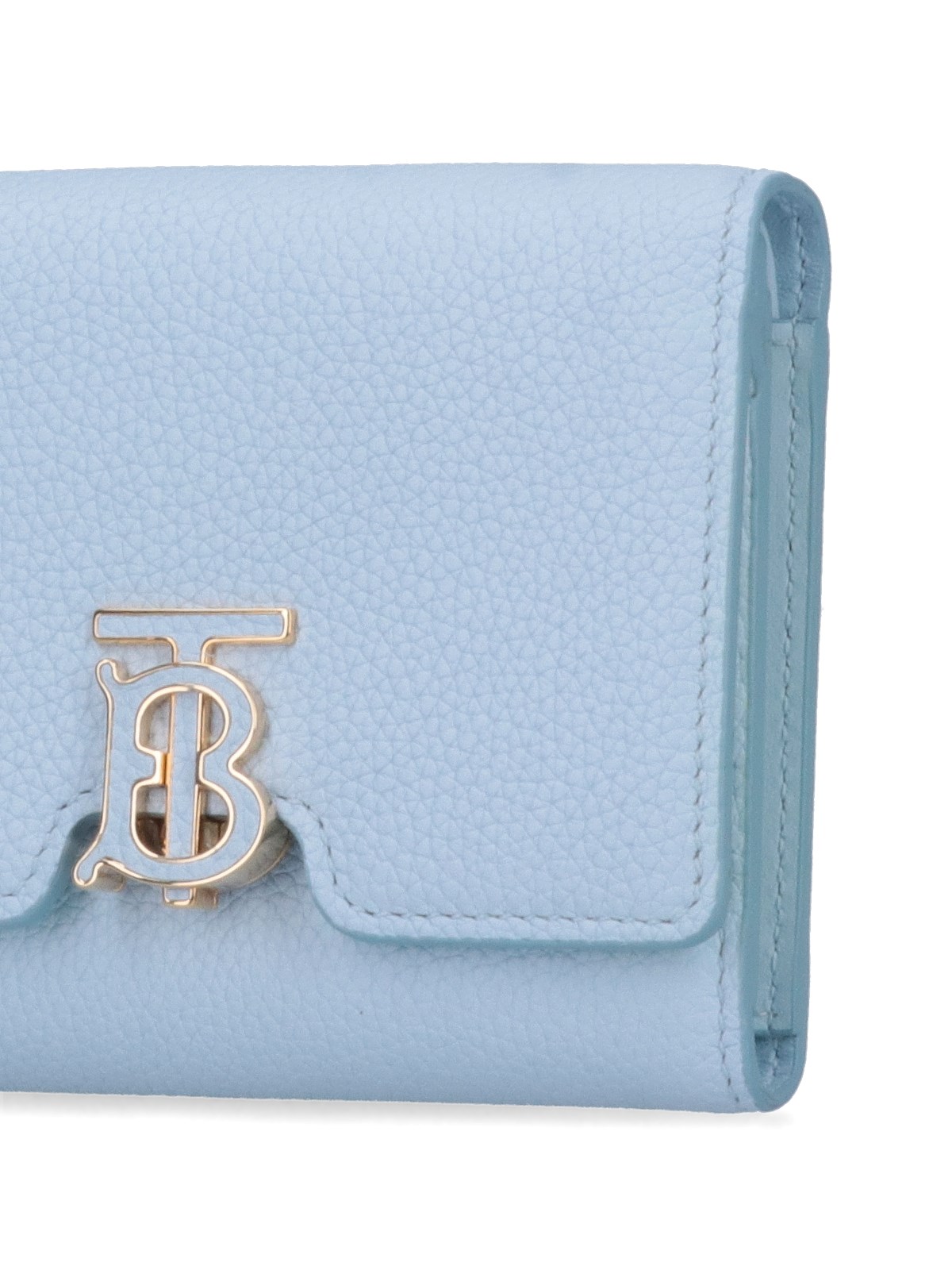 Burberry Wallet Woman In Light Blue