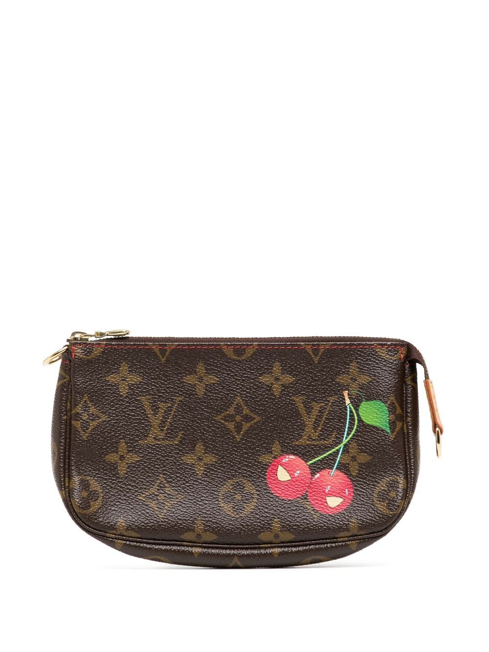 Louis Vuitton x Takashi Murakami 2005 pre-owned Monogram Cherry Pochette  Accessoires handbag - ShopStyle Tote Bags