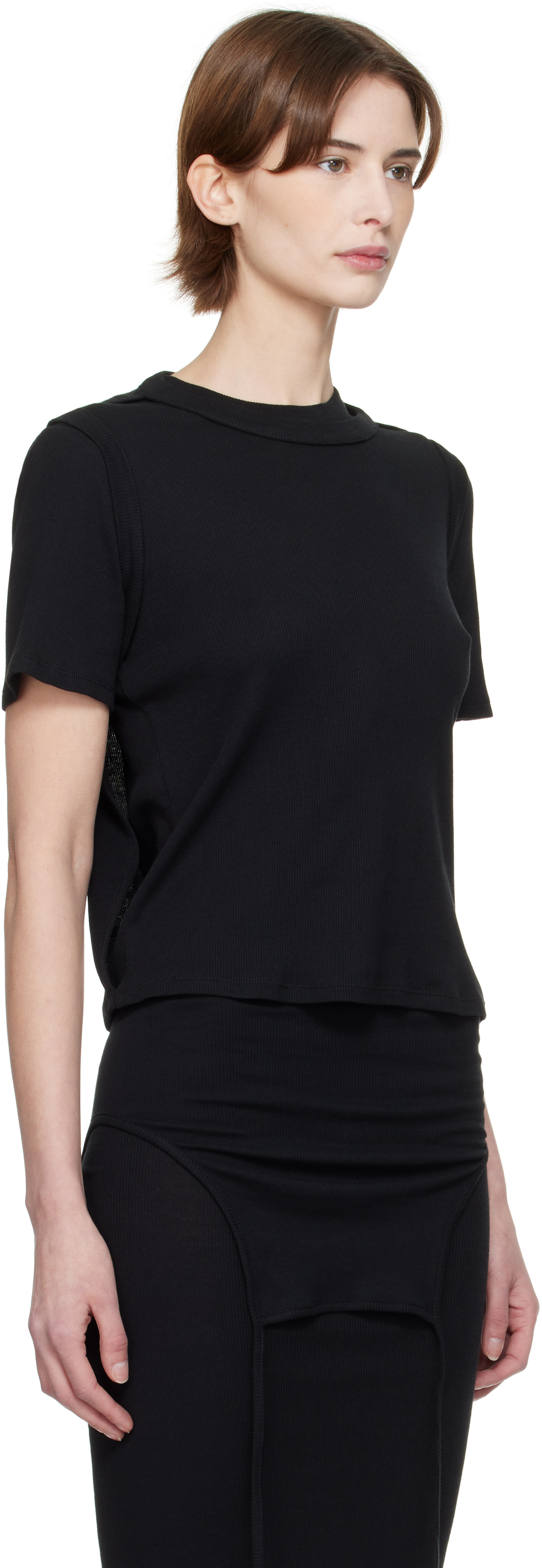 Eckhaus Latta Black Flip T-shirt