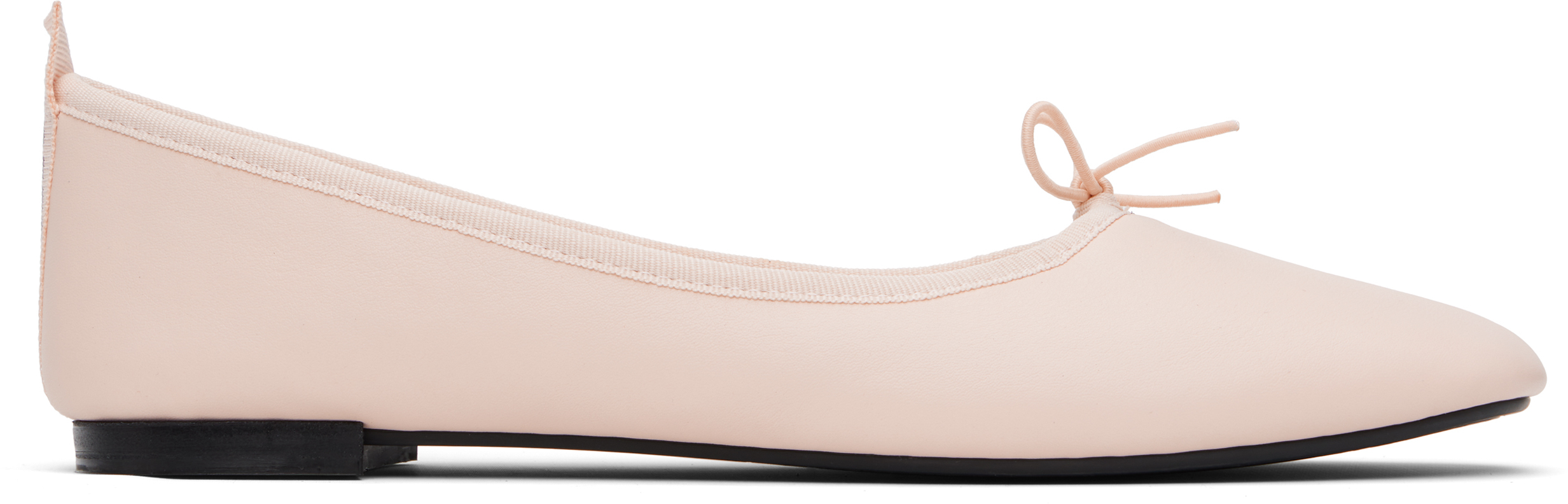 Repetto Pink Garance Square-Toe Ballerina Flats