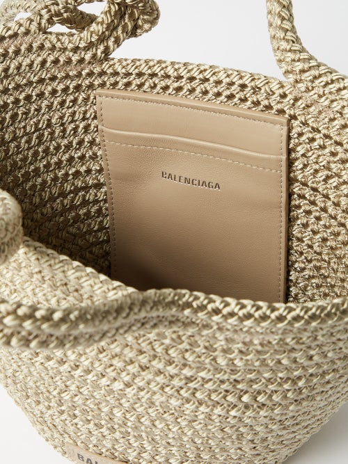 Balenciaga Ibiza Woven Basket Bag