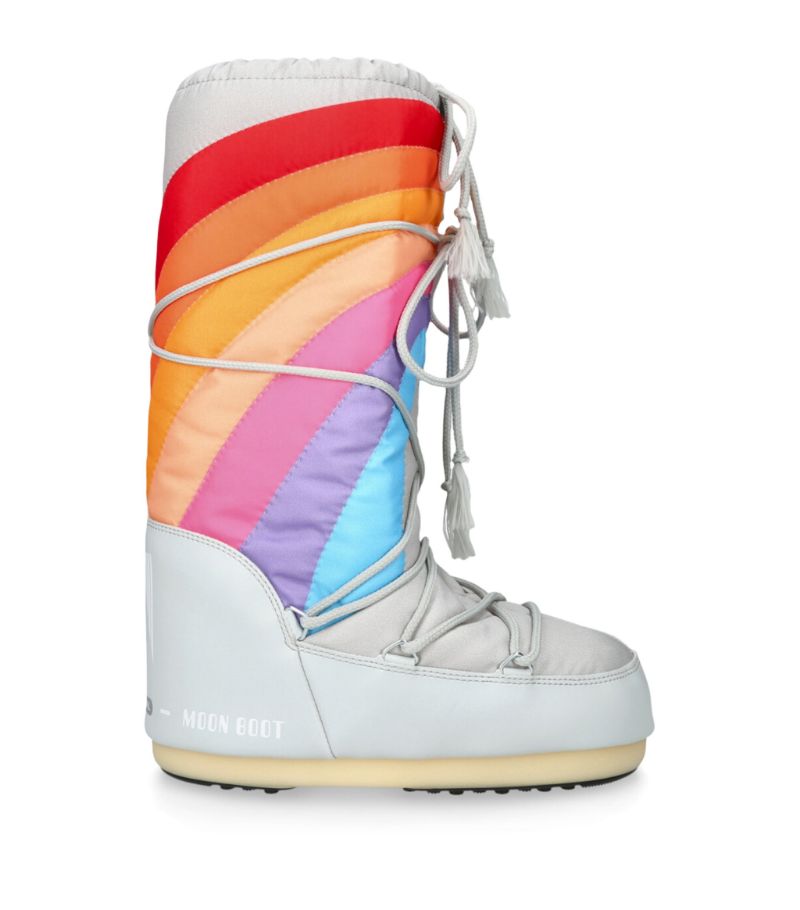 Rainbow Icon Snow Boots
